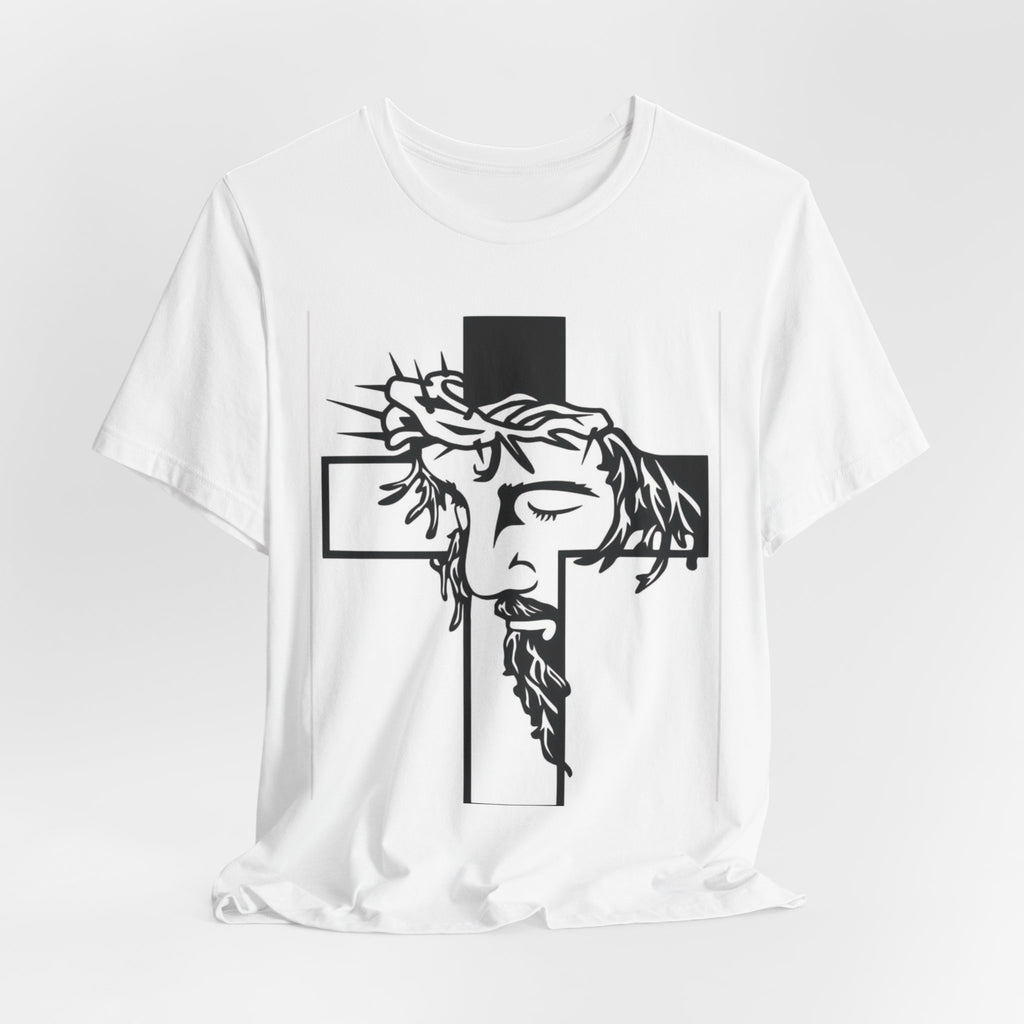 Christian Cross Tee — Jesus Crown of Thorns Graphic T-Shirt