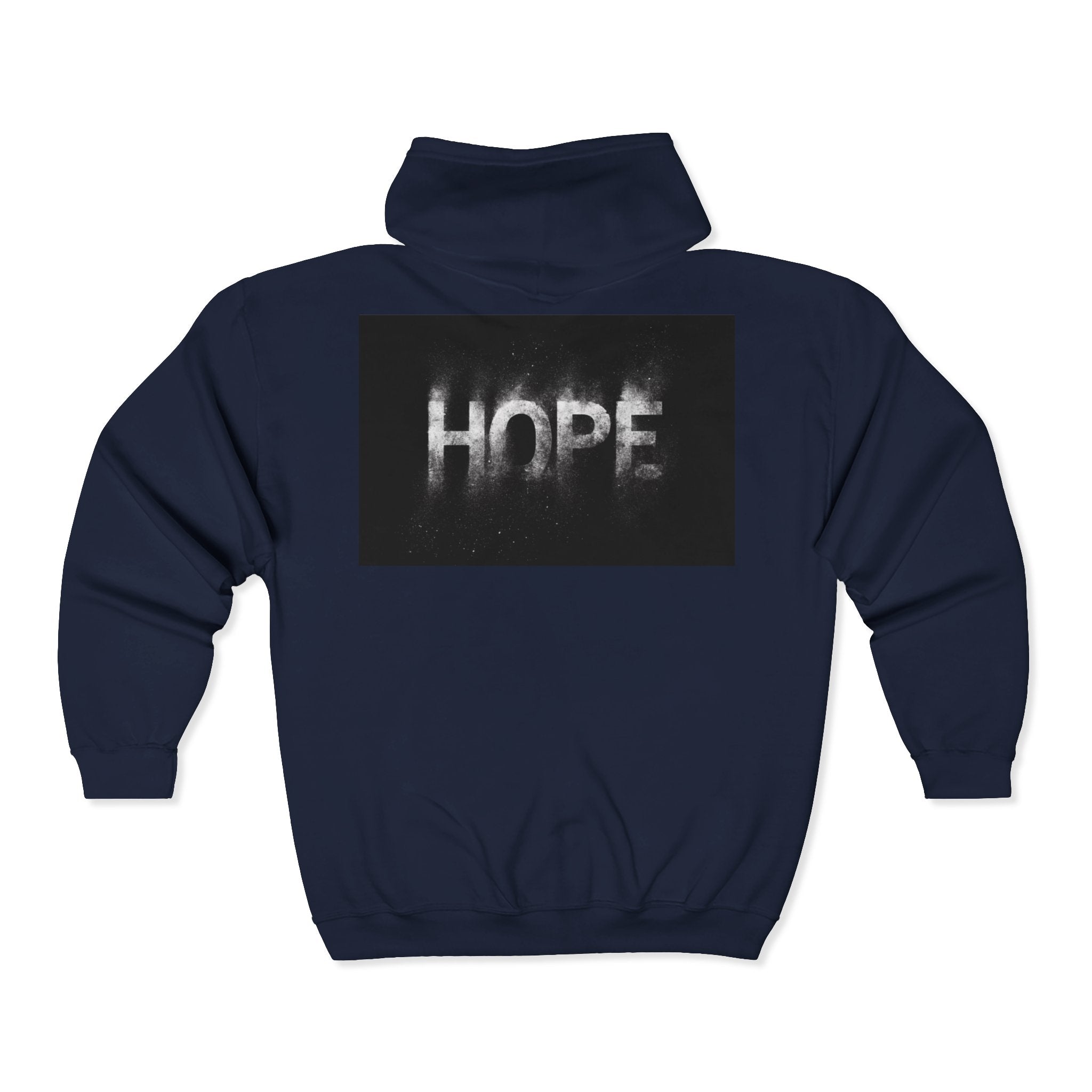 Inspirational 'Hope & Success' Zip Hoodie — "I Will Succeed in Life Not Immediately but Definitely"