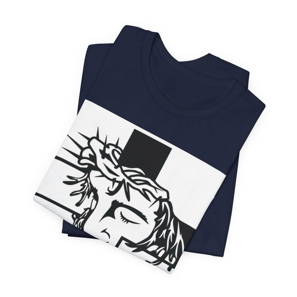 Christian Cross Tee — Jesus Crown of Thorns Graphic T-Shirt