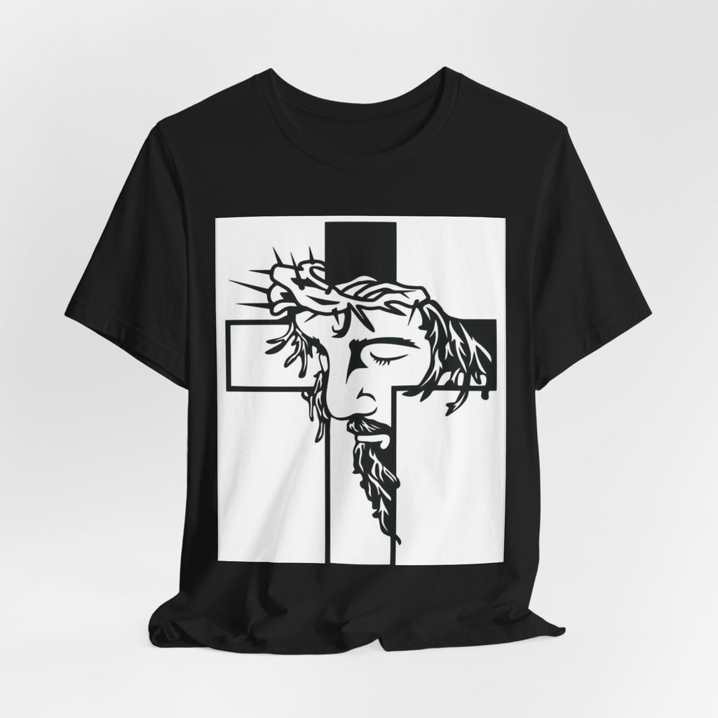 Christian Cross Tee — Jesus Crown of Thorns Graphic T-Shirt