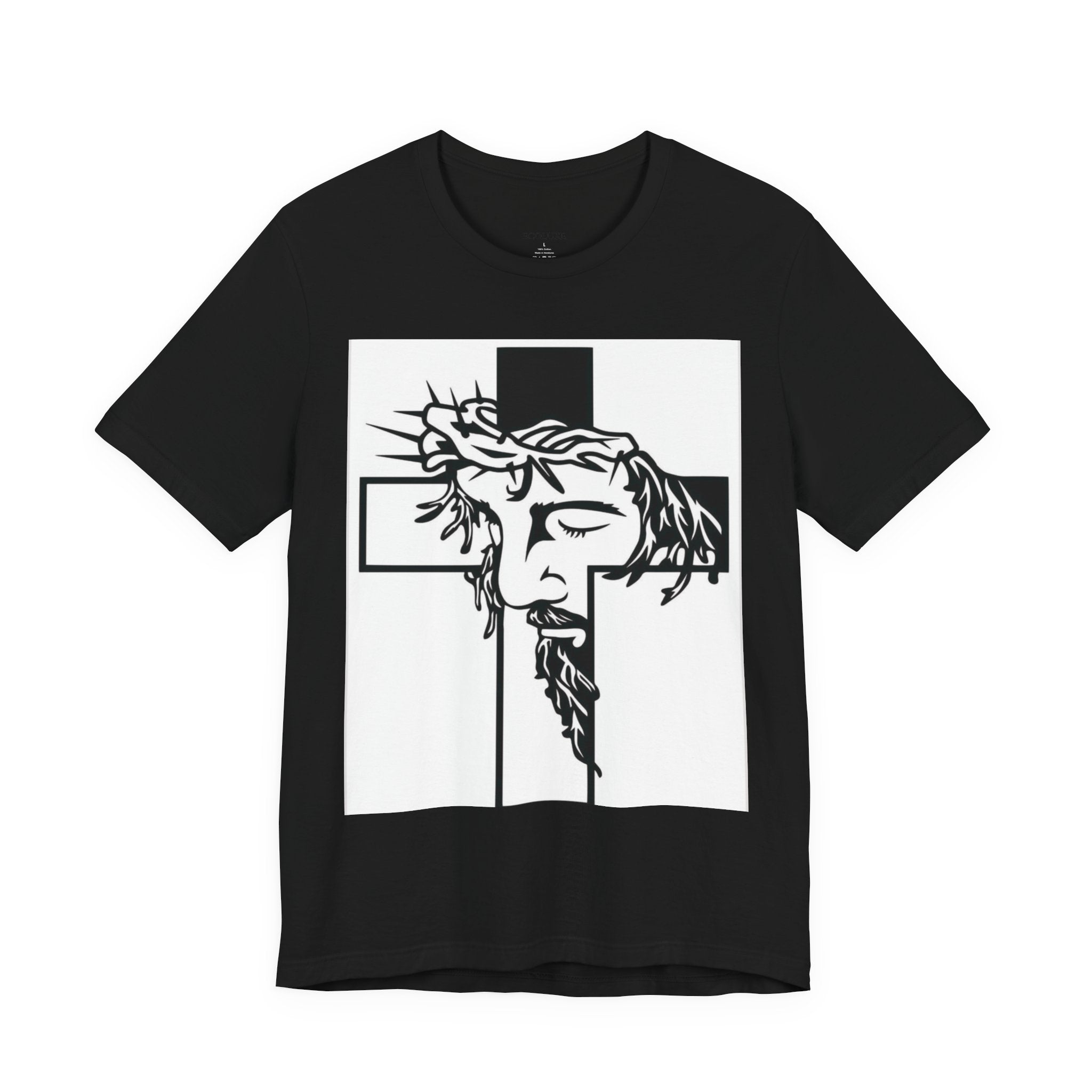 Christian Cross Tee — Jesus Crown of Thorns Graphic T-Shirt