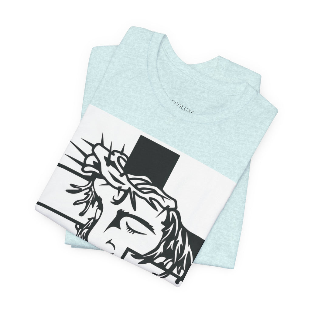 Christian Cross Tee — Jesus Crown of Thorns Graphic T-Shirt