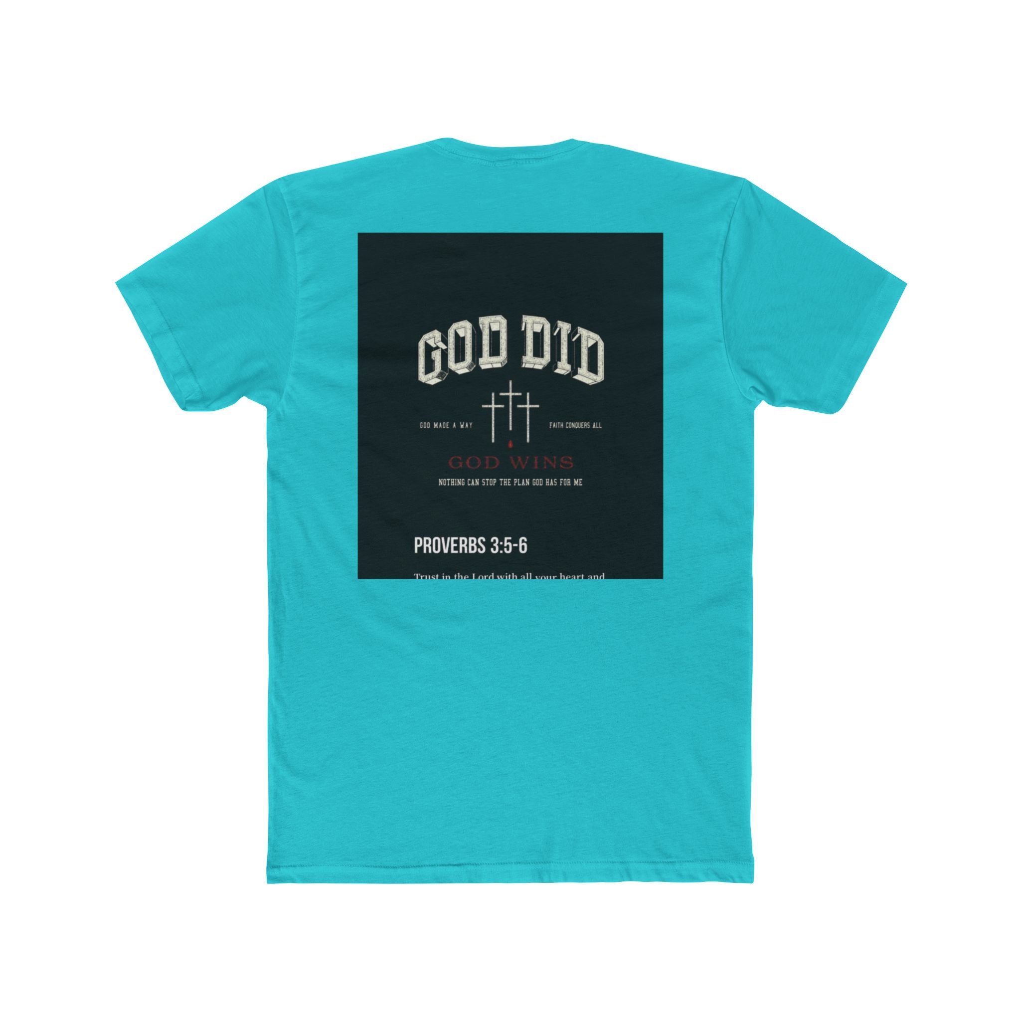 Christian Graphic Tee "God Can and God Will" — Inspirational Faith T-Shirt