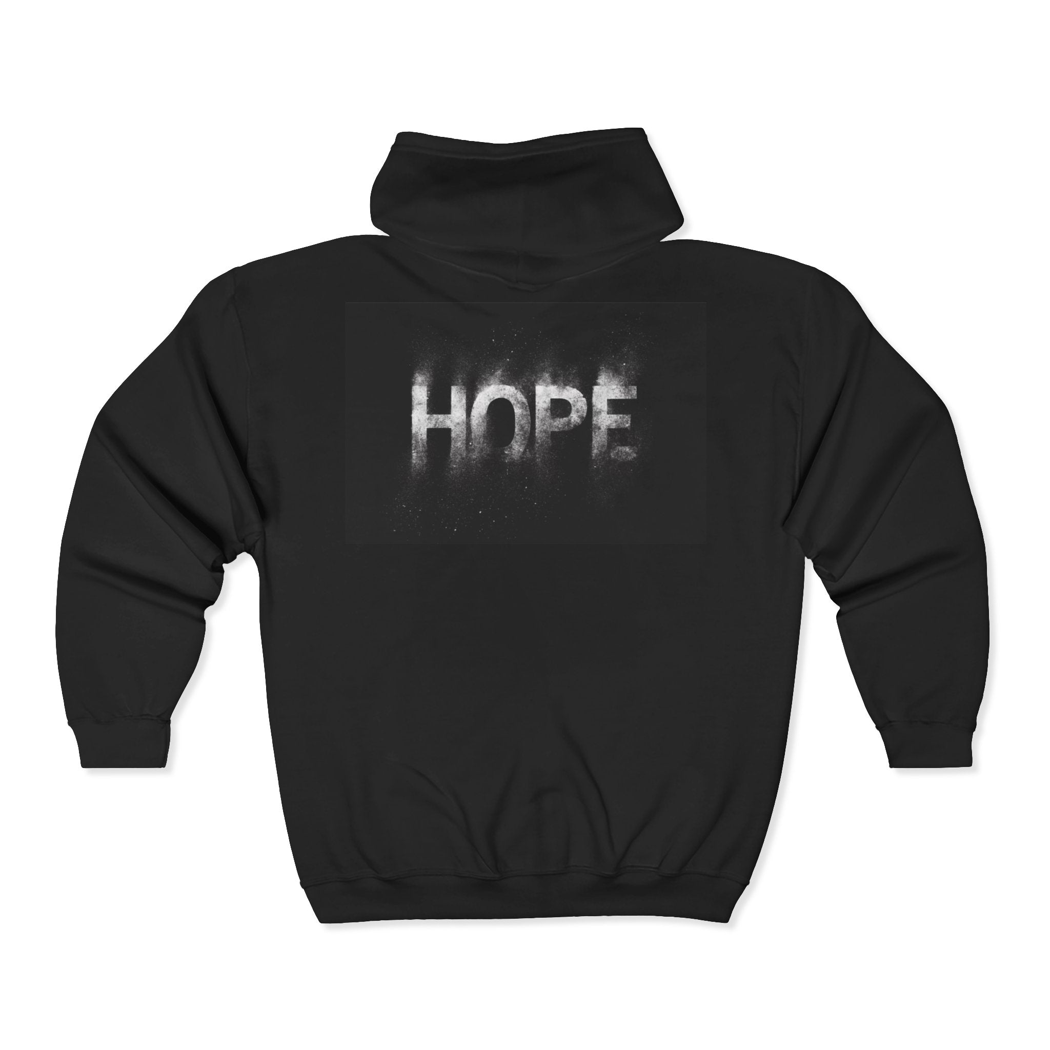 Inspirational 'Hope & Success' Zip Hoodie — "I Will Succeed in Life Not Immediately but Definitely"