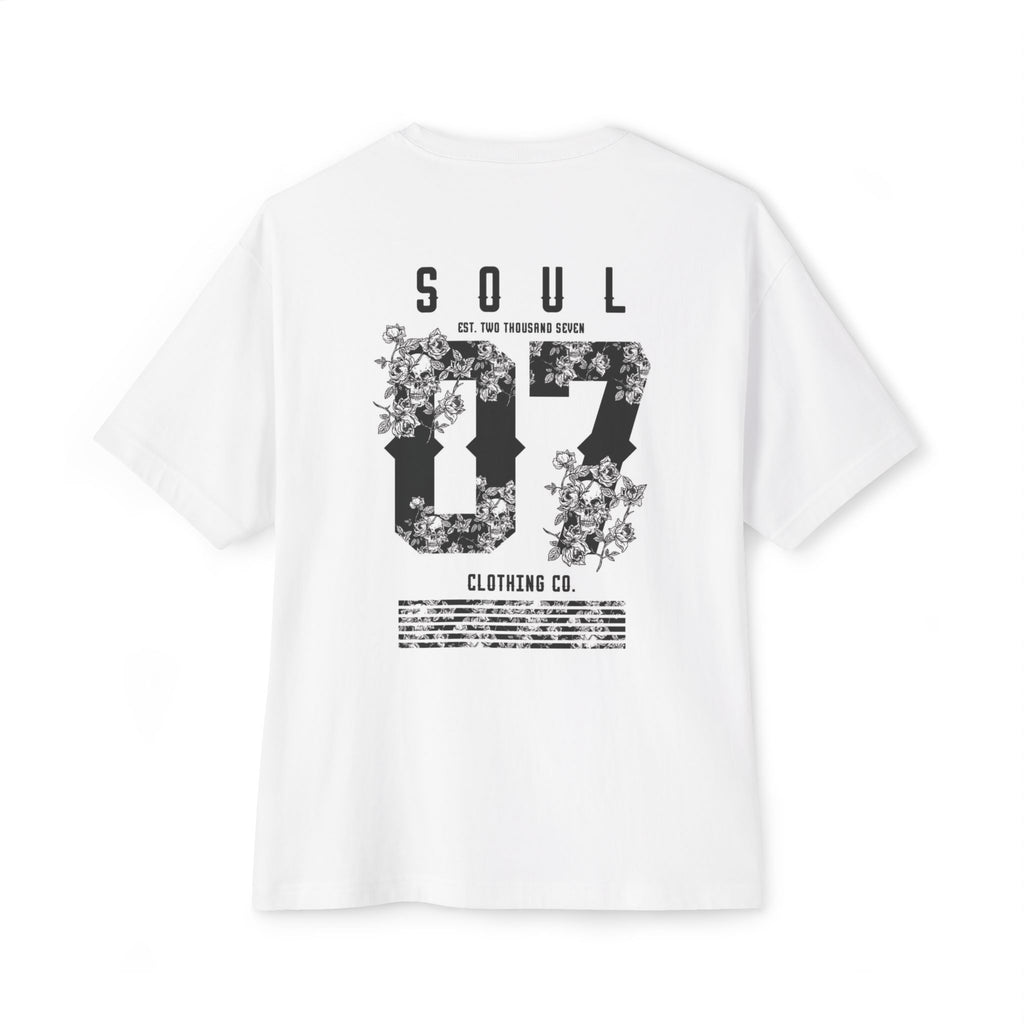 Soul 87 Boxy Tee — Angel Wing Graphic Oversized T-Shirt