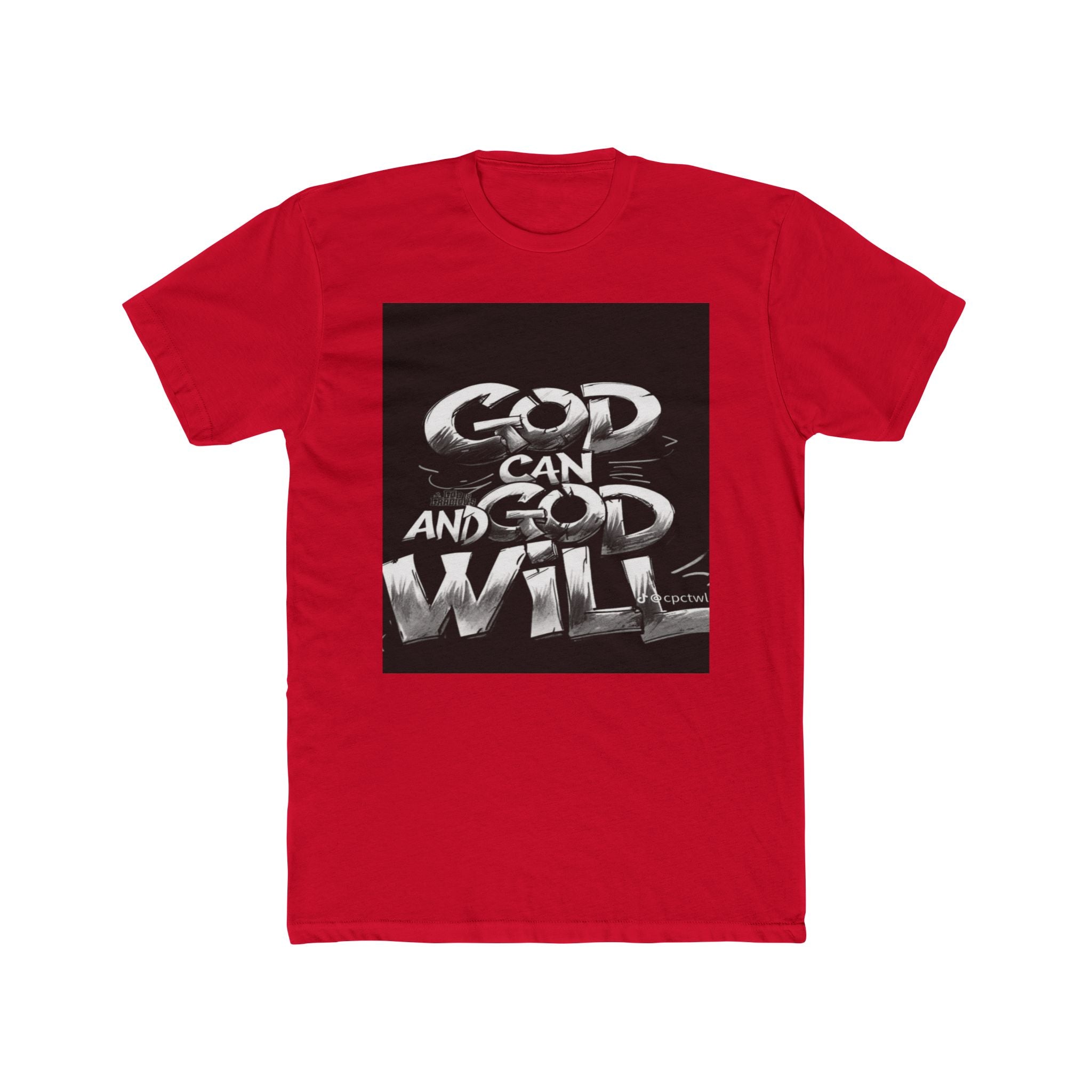Christian Graphic Tee "God Can and God Will" — Inspirational Faith T-Shirt