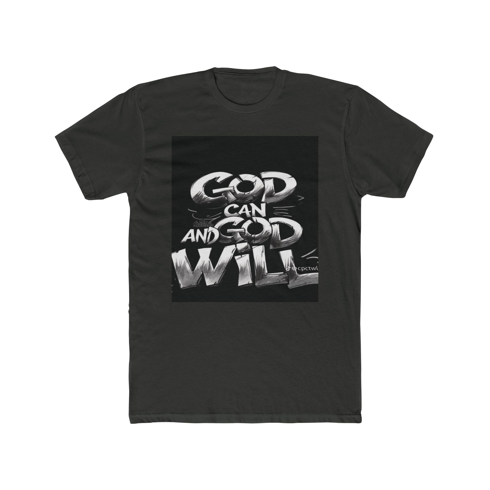 Christian Graphic Tee "God Can and God Will" — Inspirational Faith T-Shirt