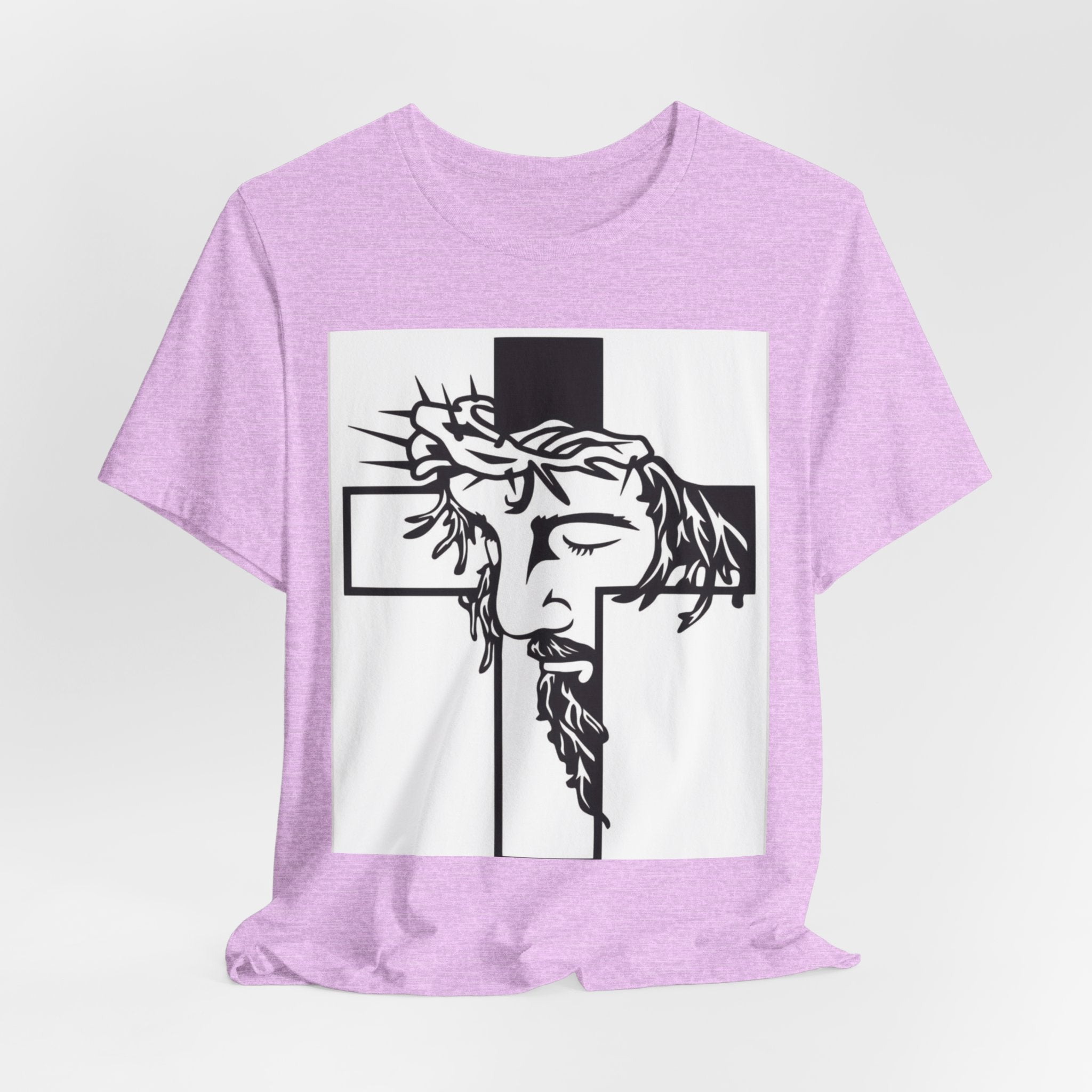 Christian Cross Tee — Jesus Crown of Thorns Graphic T-Shirt