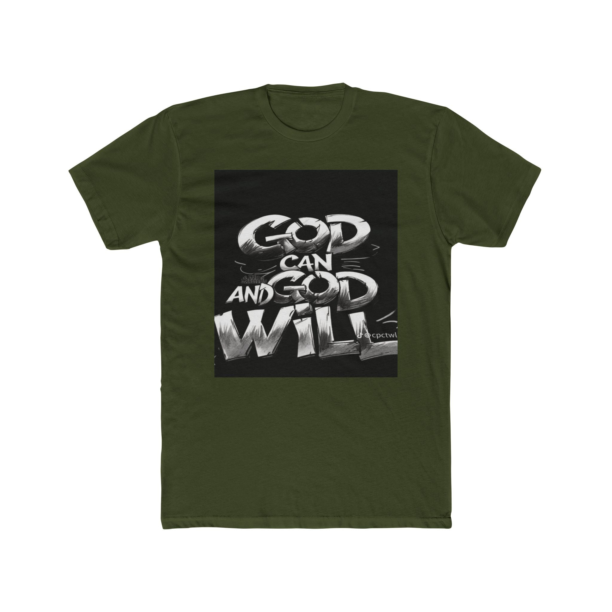 Christian Graphic Tee "God Can and God Will" — Inspirational Faith T-Shirt