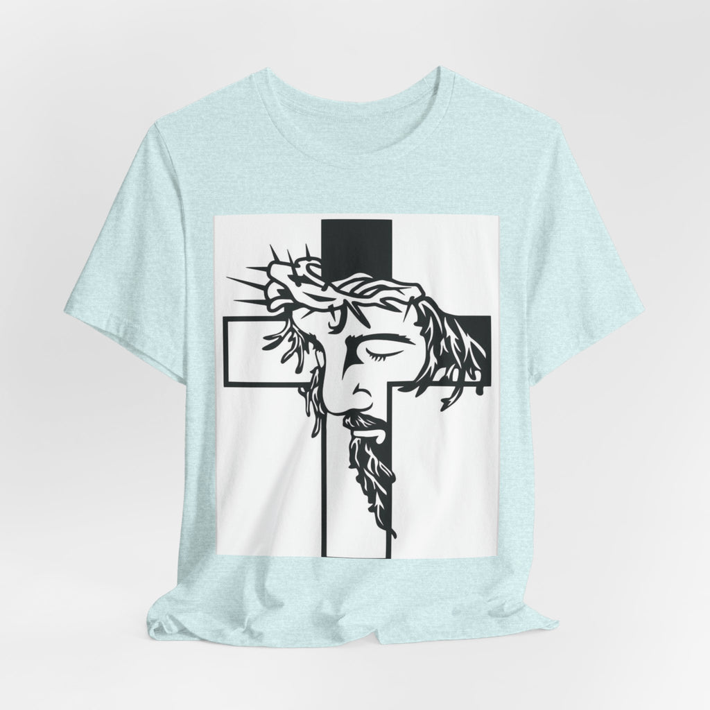 Christian Cross Tee — Jesus Crown of Thorns Graphic T-Shirt