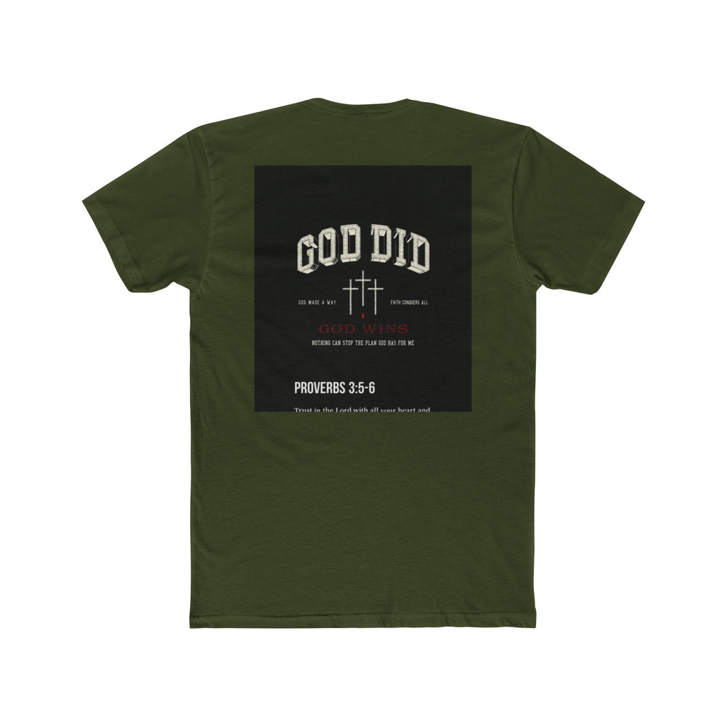 Christian Graphic Tee "God Can and God Will" — Inspirational Faith T-Shirt