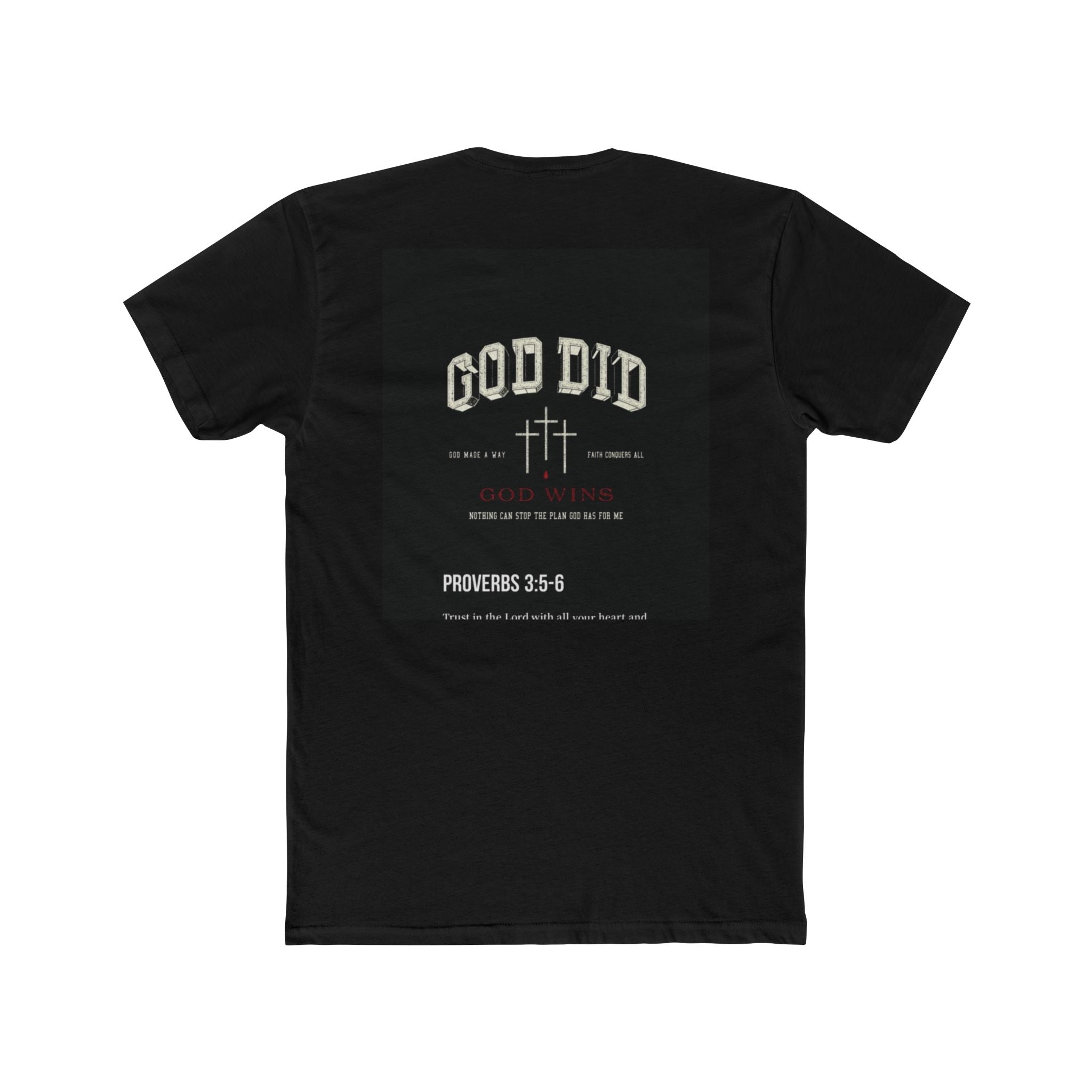 Christian Graphic Tee "God Can and God Will" — Inspirational Faith T-Shirt