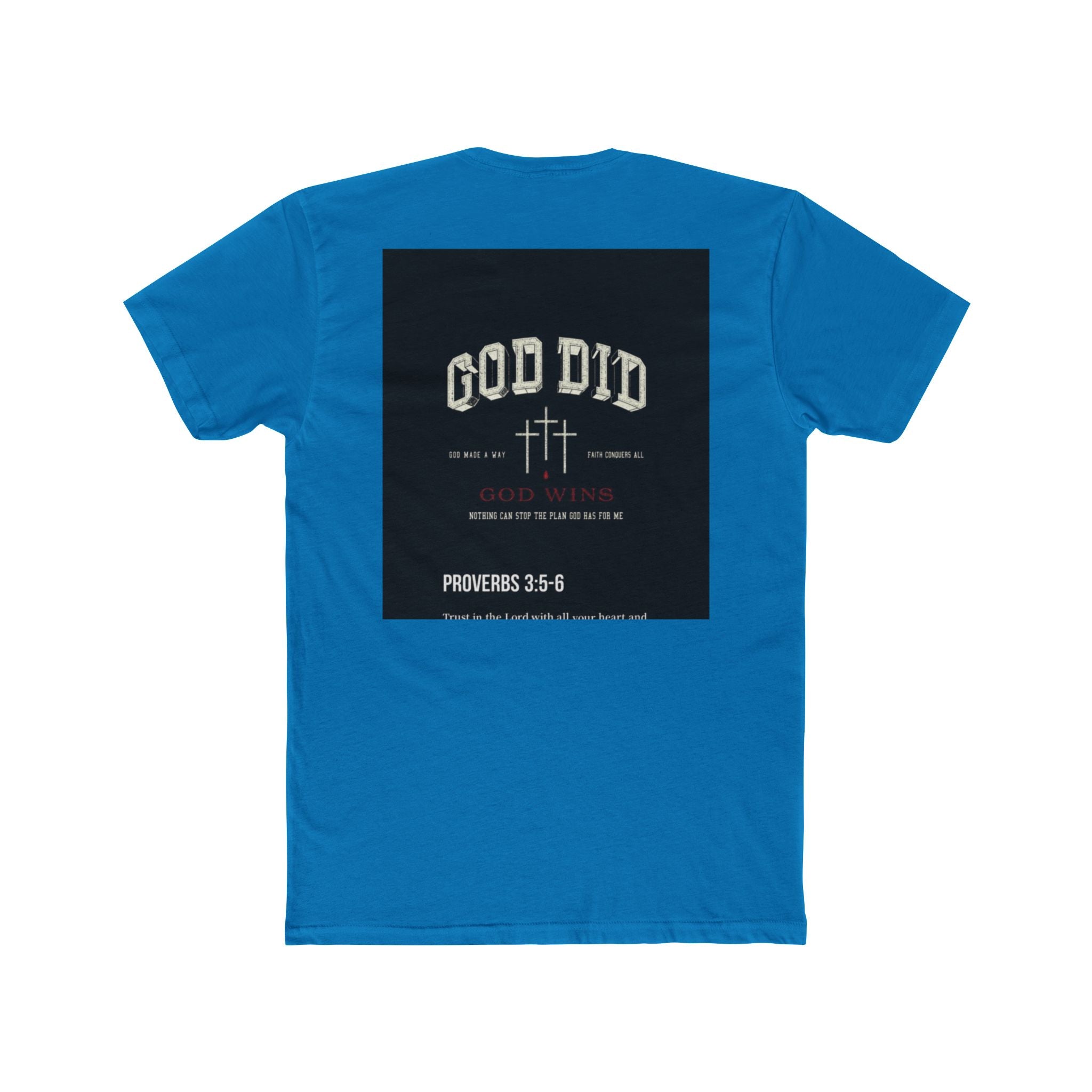 Christian Graphic Tee "God Can and God Will" — Inspirational Faith T-Shirt
