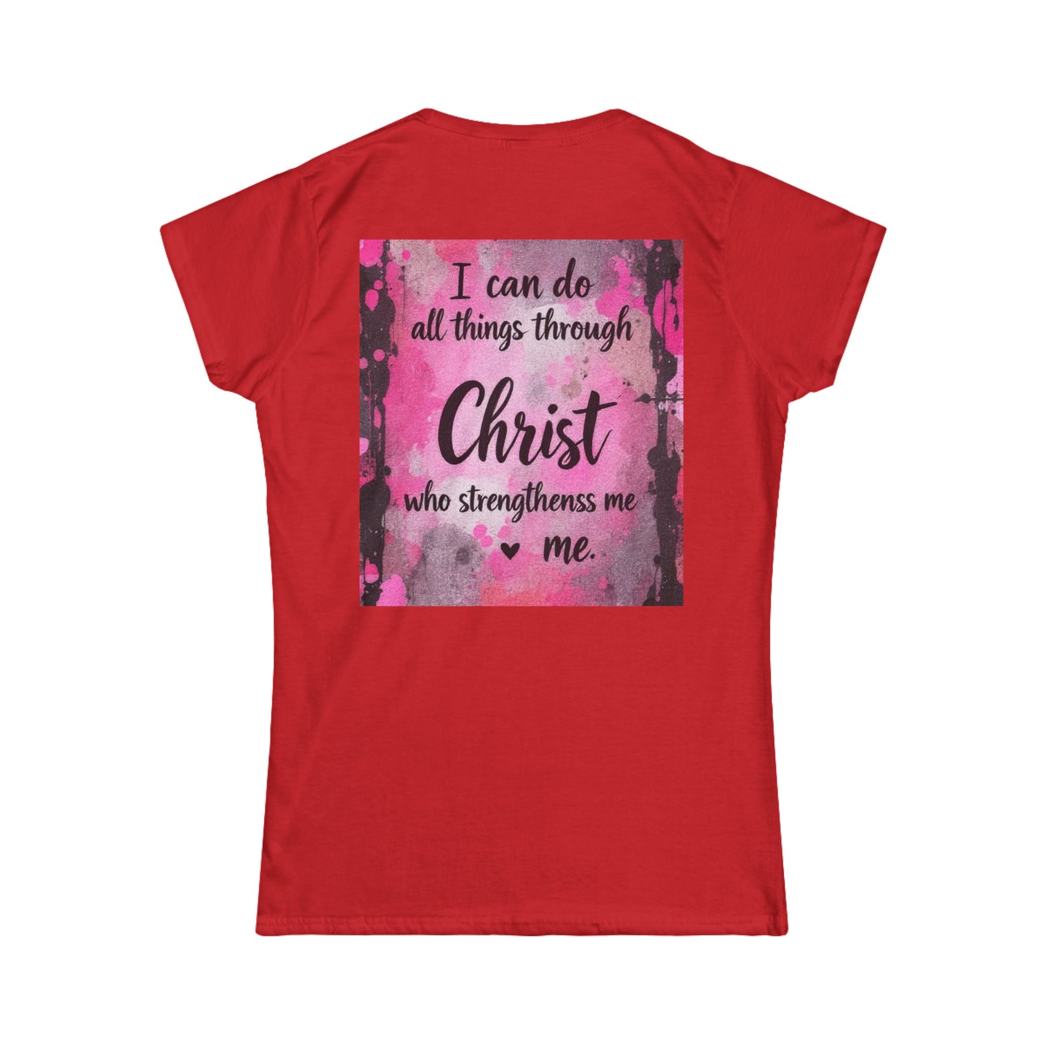 Christian Women’s Tee — “With God All Things Are Possible” Inspirational Shirt