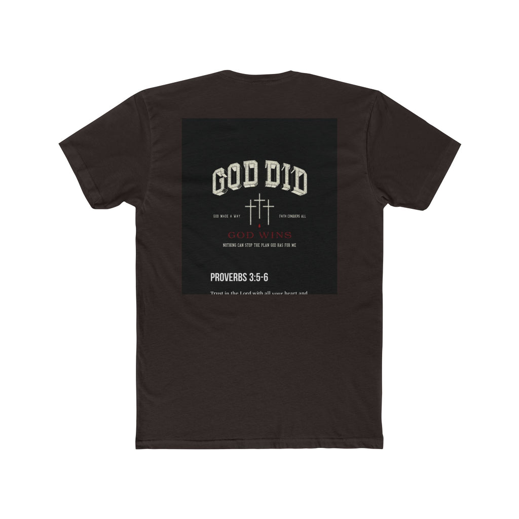 Christian Graphic Tee "God Can and God Will" — Inspirational Faith T-Shirt