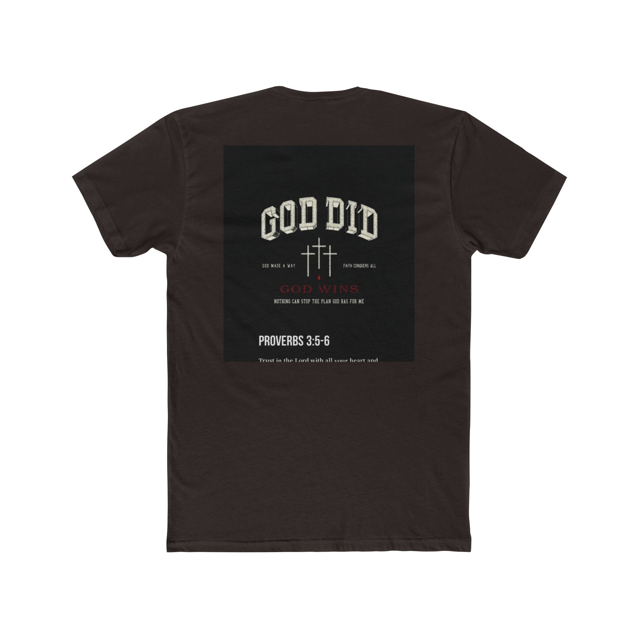 Christian Graphic Tee "God Can and God Will" — Inspirational Faith T-Shirt