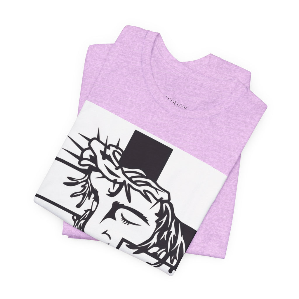 Christian Cross Tee — Jesus Crown of Thorns Graphic T-Shirt