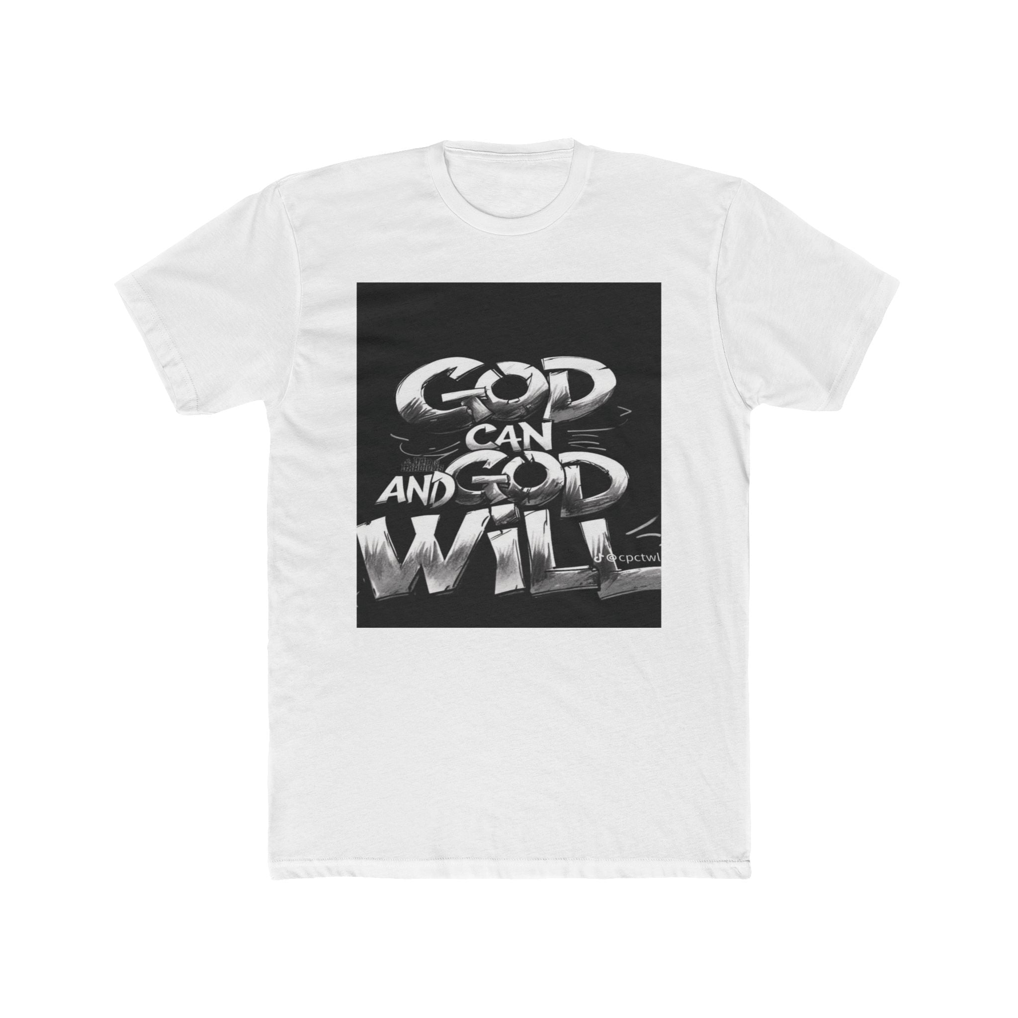 Christian Graphic Tee "God Can and God Will" — Inspirational Faith T-Shirt