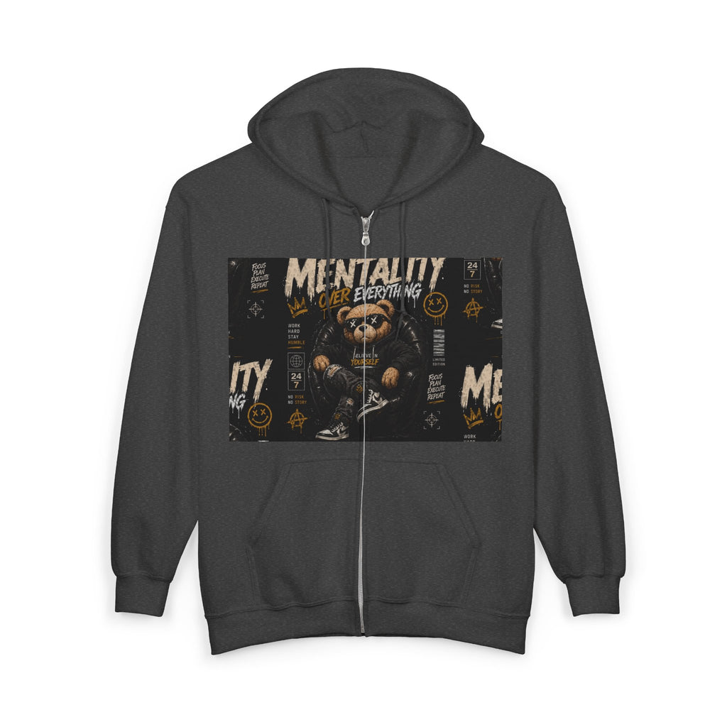 Motivational Zip Hoodie — "I Will Succeed In Life, Not Immediately But Definitely"