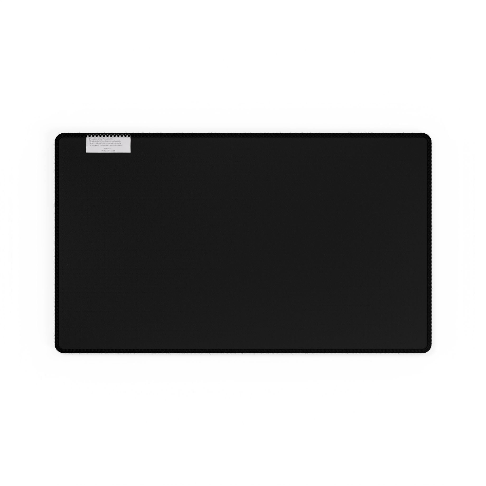 Space Nebula Desk Mat — Cosmic Black Gaming/Office Mousepad