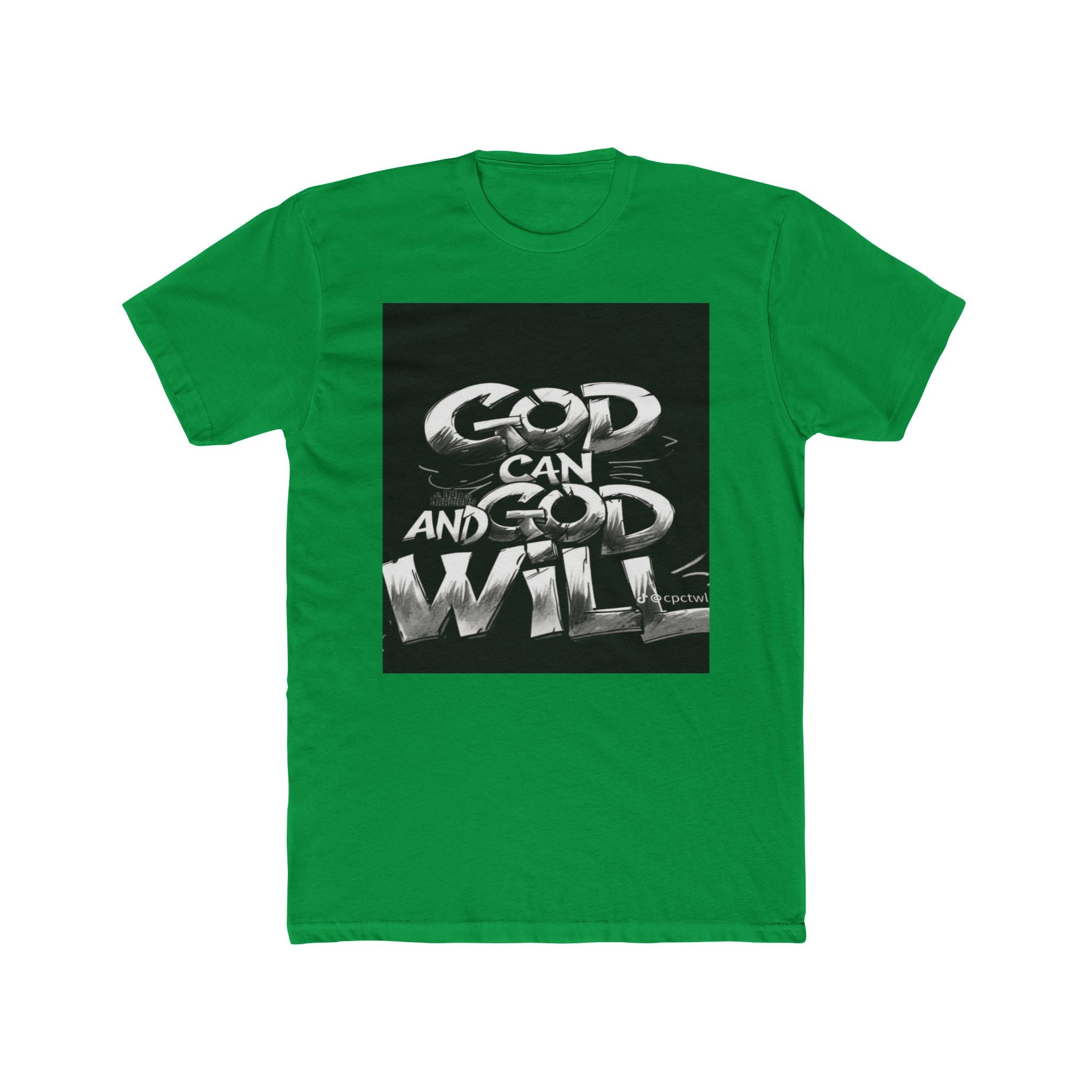 Christian Graphic Tee "God Can and God Will" — Inspirational Faith T-Shirt