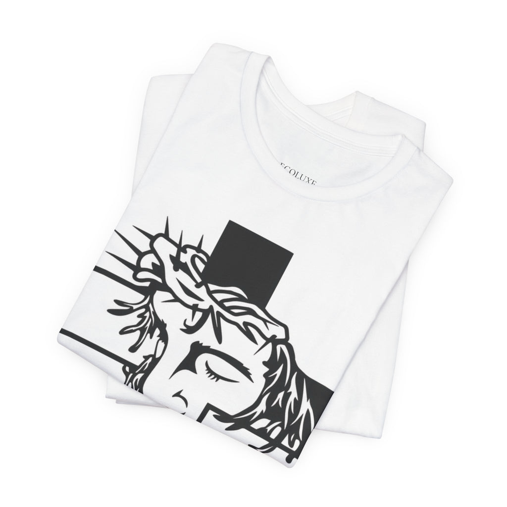 Christian Cross Tee — Jesus Crown of Thorns Graphic T-Shirt