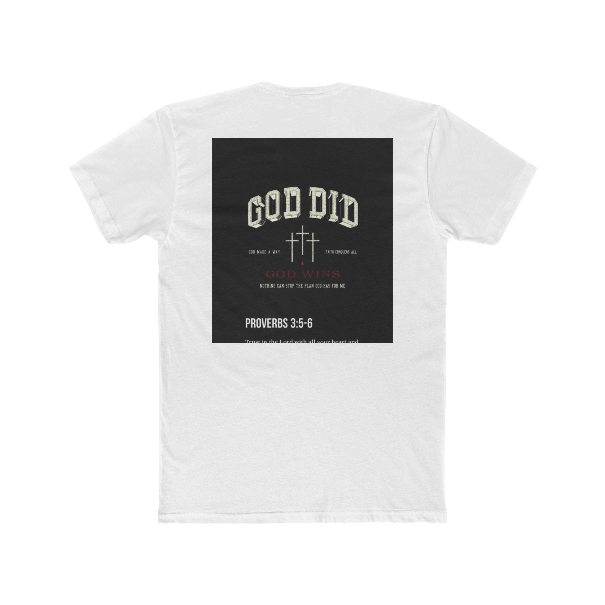 Christian Graphic Tee "God Can and God Will" — Inspirational Faith T-Shirt