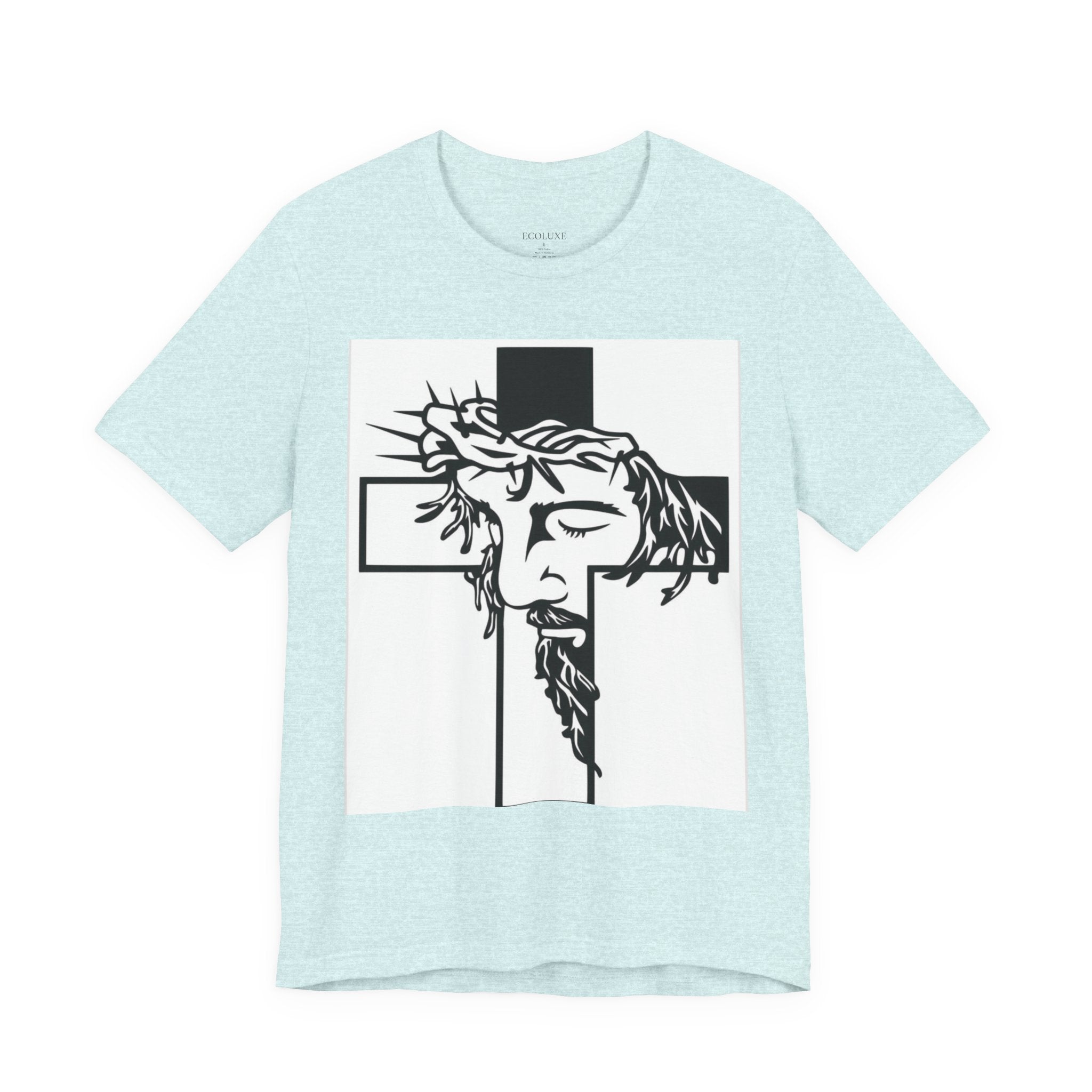 Christian Cross Tee — Jesus Crown of Thorns Graphic T-Shirt
