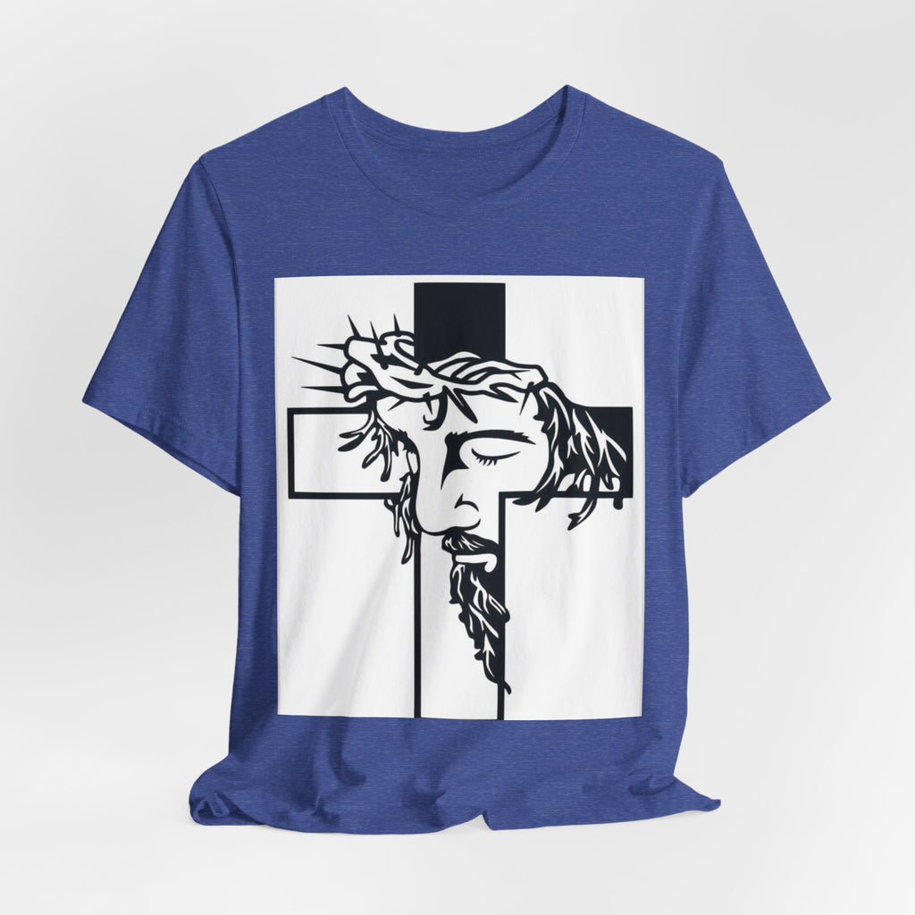 Christian Cross Tee — Jesus Crown of Thorns Graphic T-Shirt