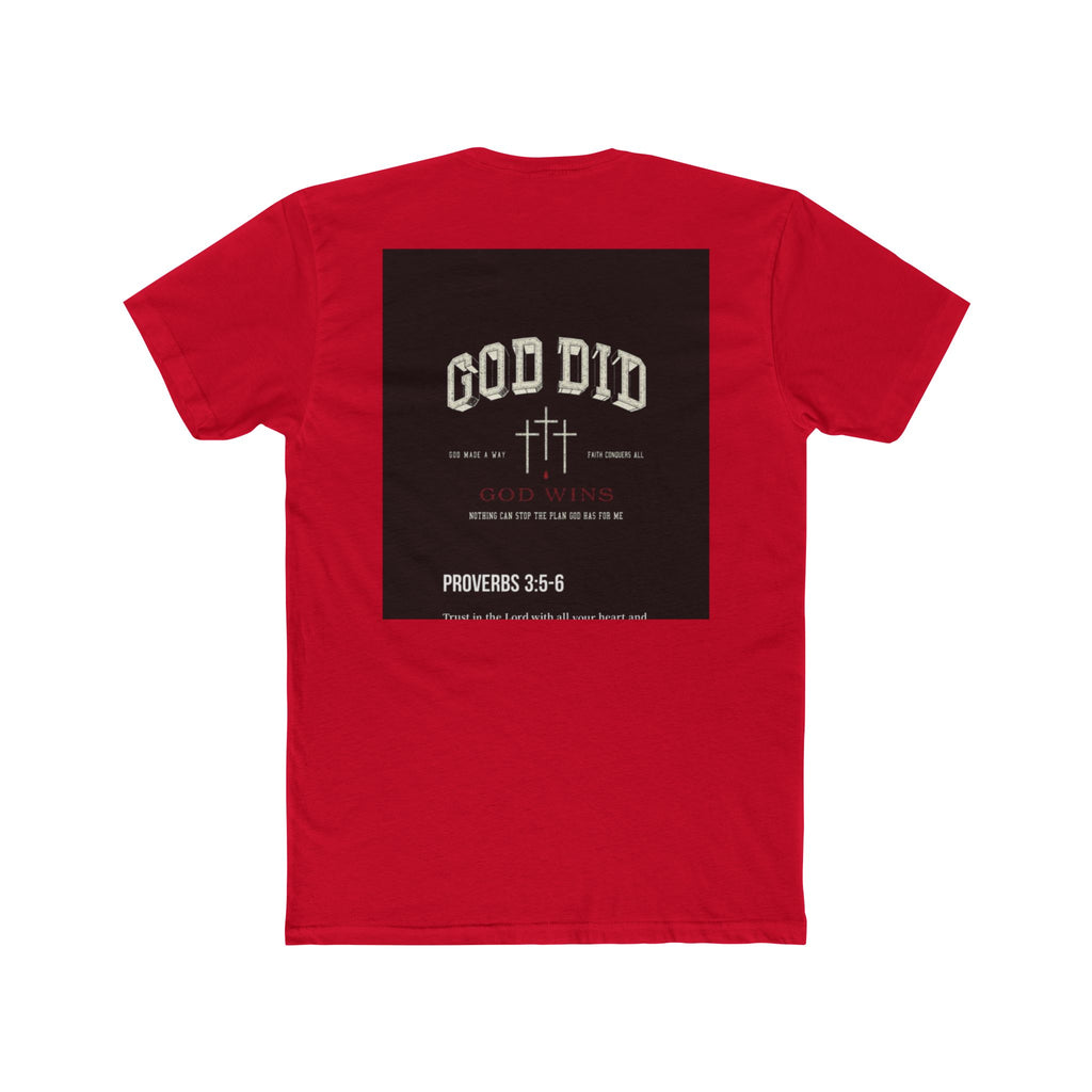 Christian Graphic Tee "God Can and God Will" — Inspirational Faith T-Shirt