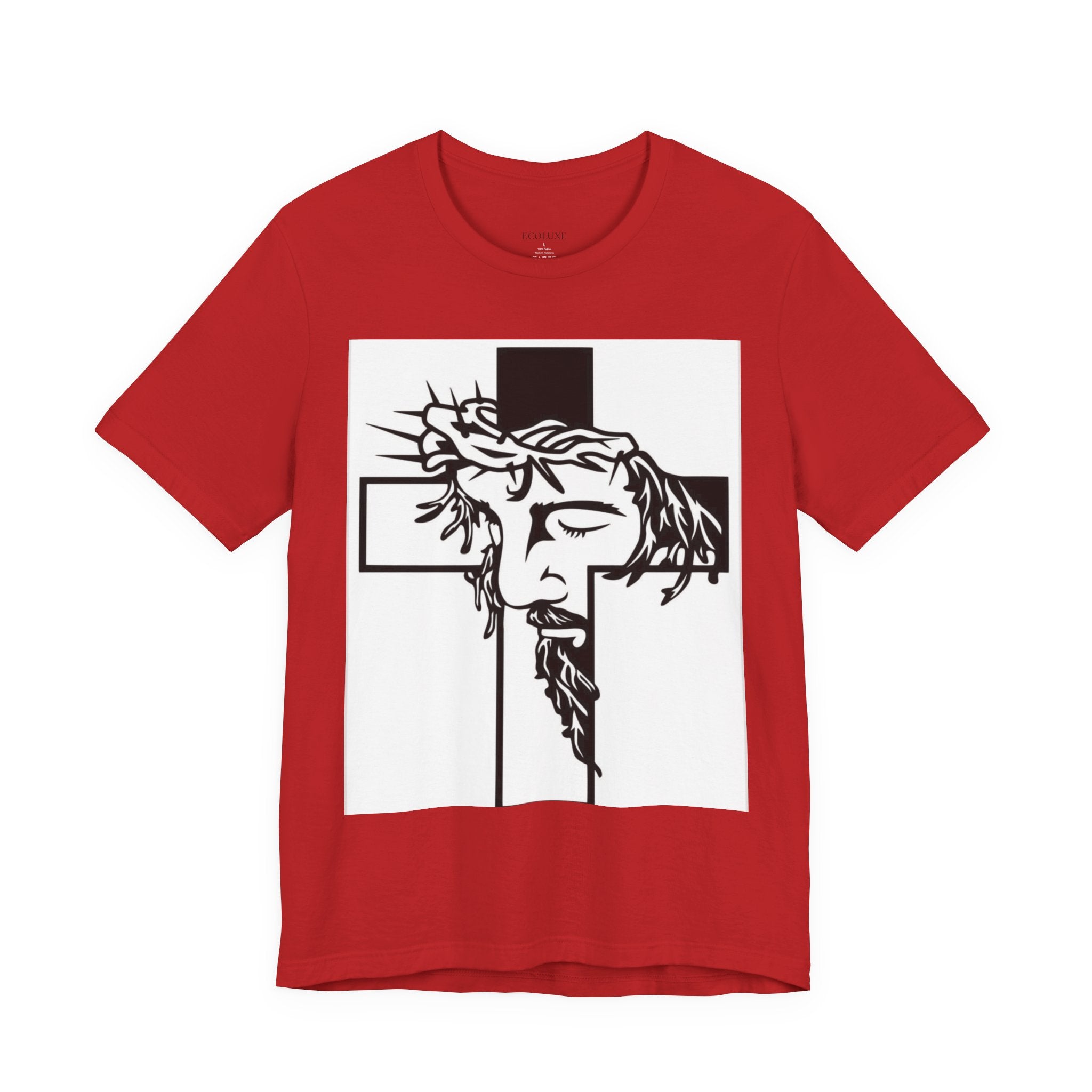 Christian Cross Tee — Jesus Crown of Thorns Graphic T-Shirt