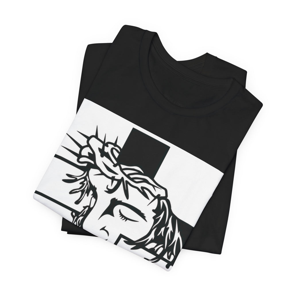 Christian Cross Tee — Jesus Crown of Thorns Graphic T-Shirt