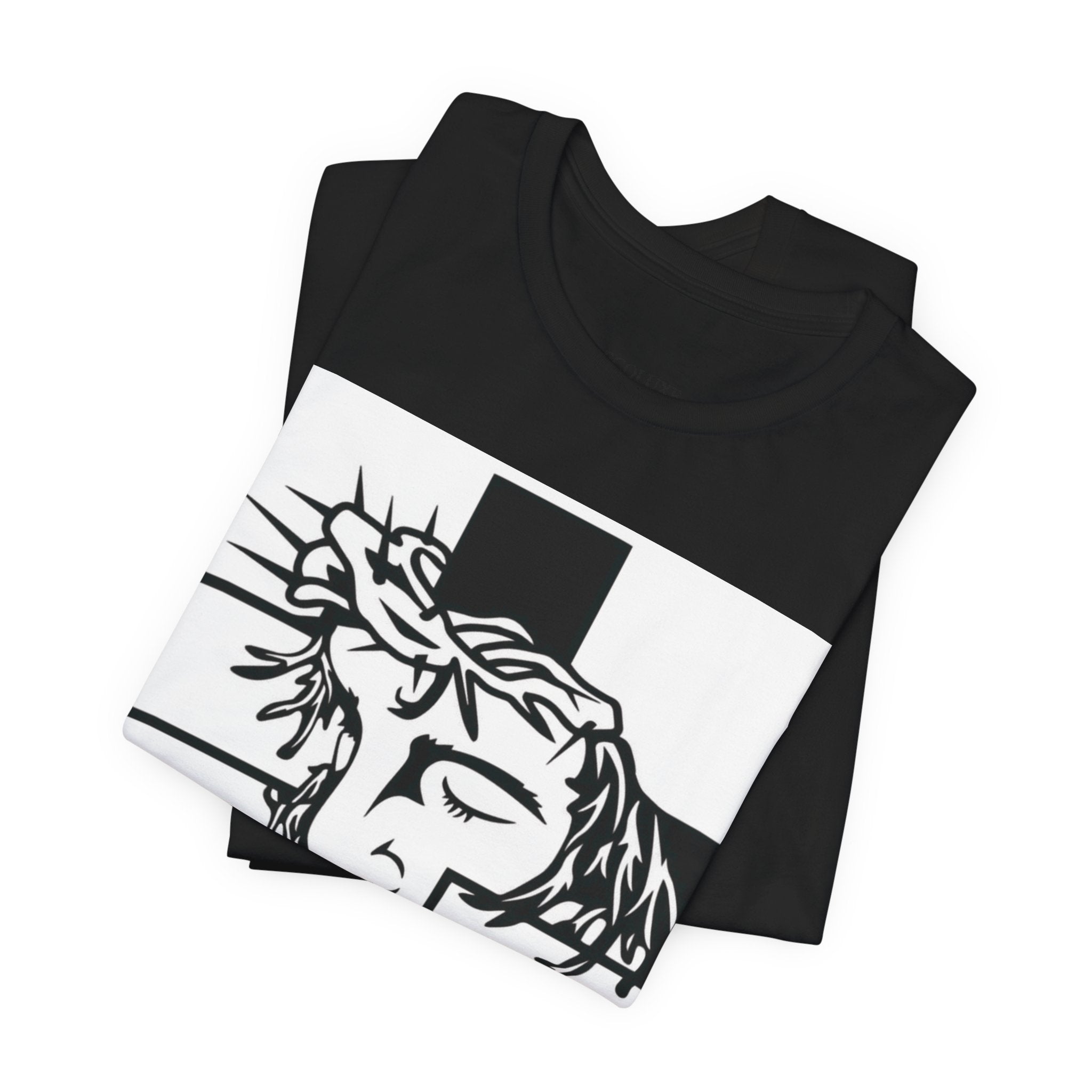 Christian Cross Tee — Jesus Crown of Thorns Graphic T-Shirt