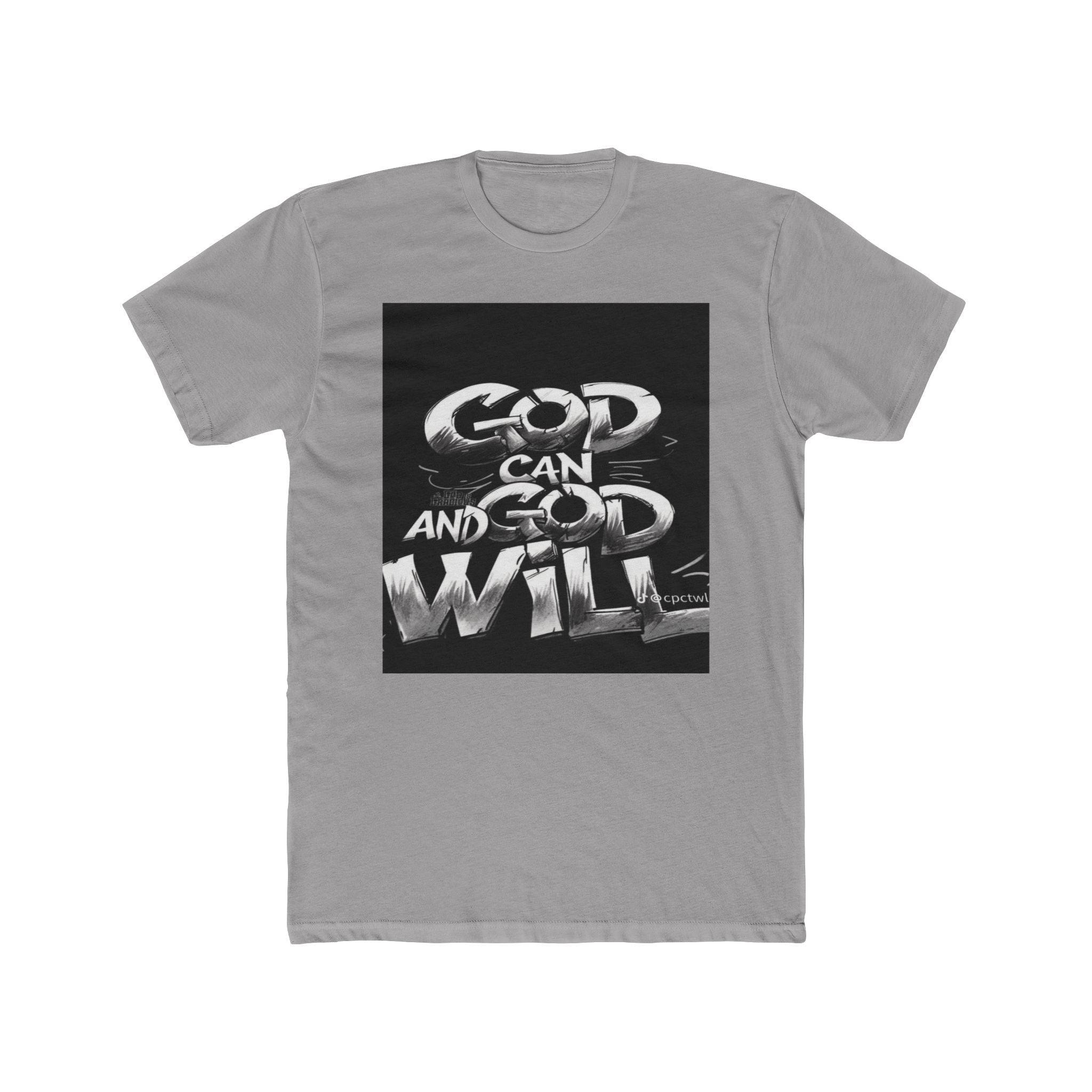 Christian Graphic Tee "God Can and God Will" — Inspirational Faith T-Shirt