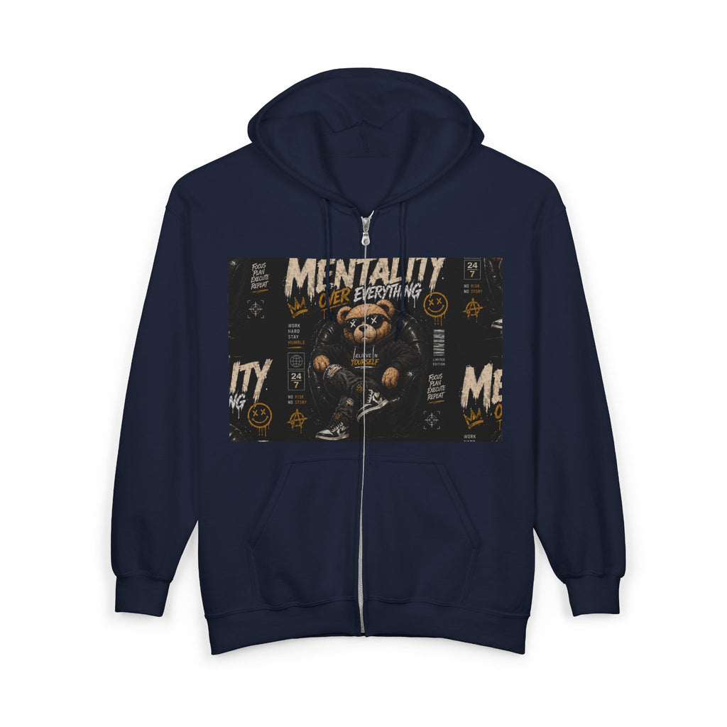 Motivational Zip Hoodie — "I Will Succeed In Life, Not Immediately But Definitely"