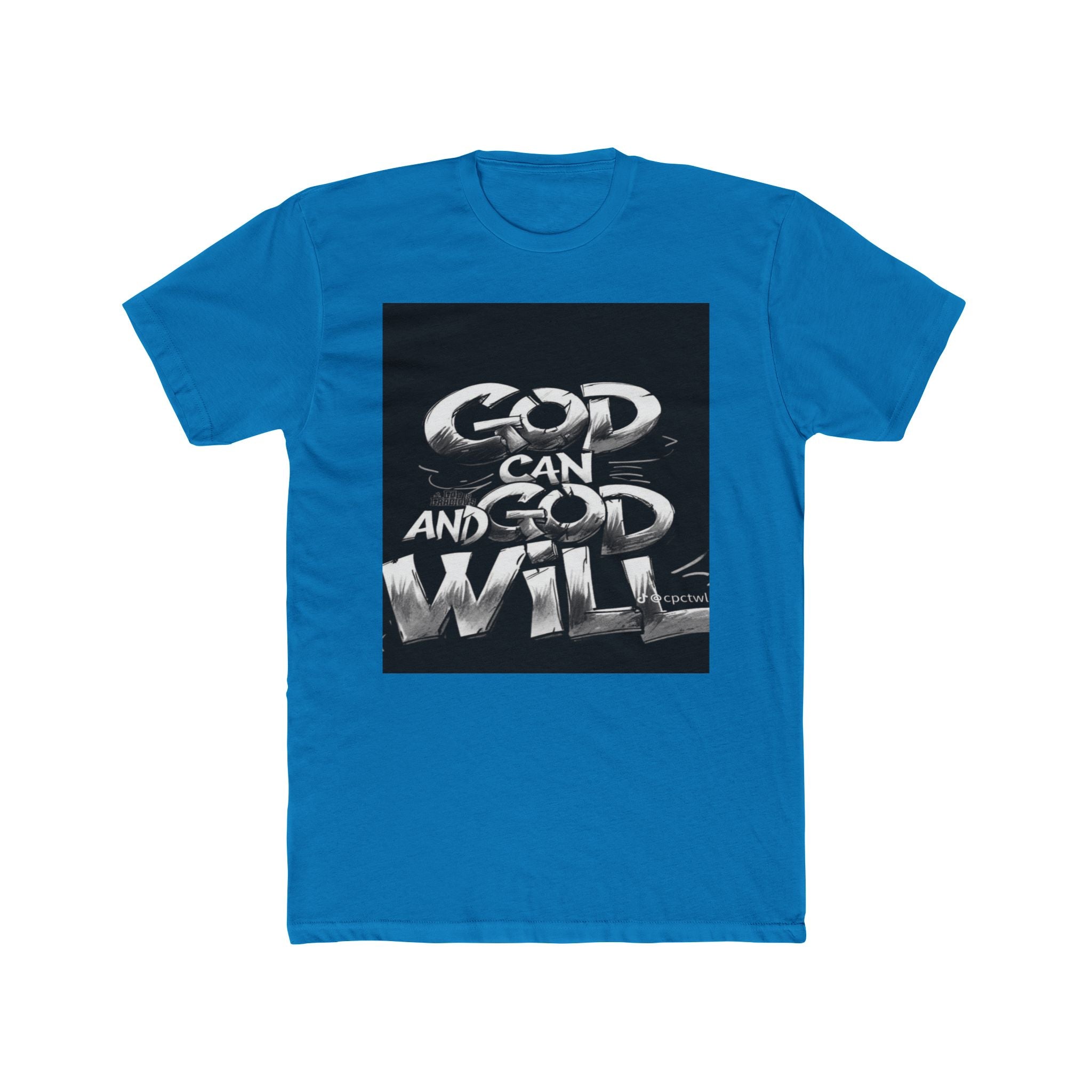 Christian Graphic Tee "God Can and God Will" — Inspirational Faith T-Shirt