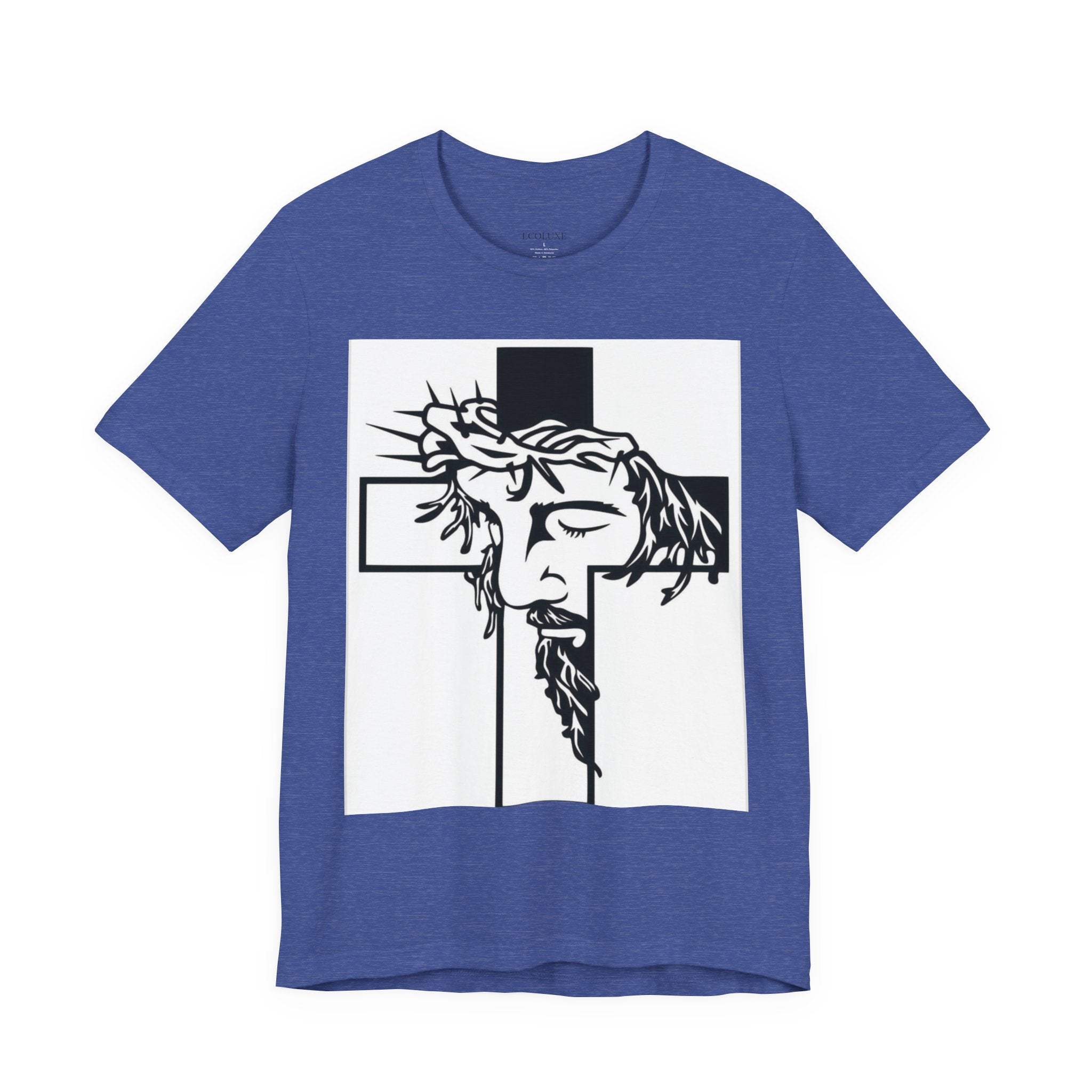 Christian Cross Tee — Jesus Crown of Thorns Graphic T-Shirt