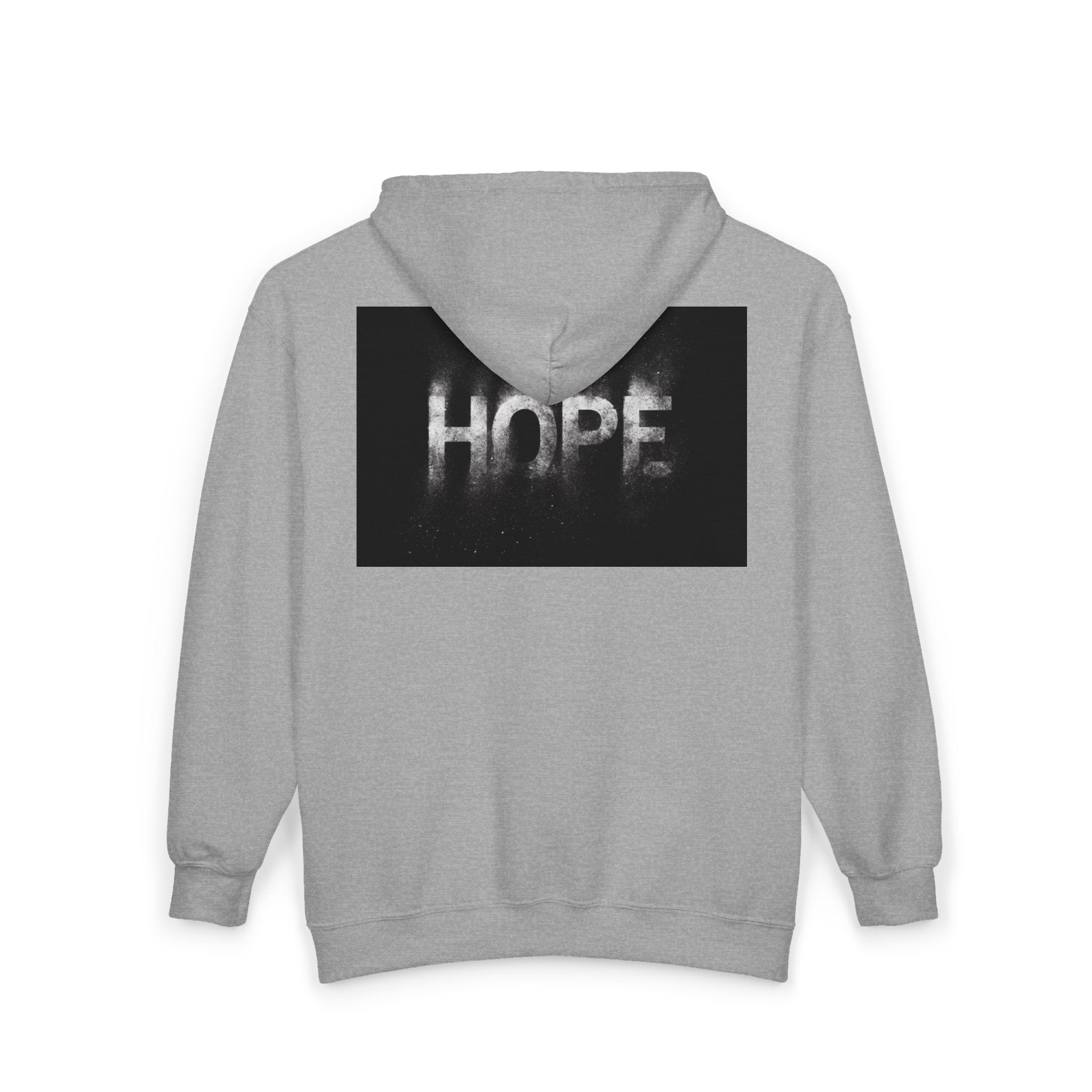 Inspirational 'Hope & Success' Zip Hoodie — "I Will Succeed in Life Not Immediately but Definitely"