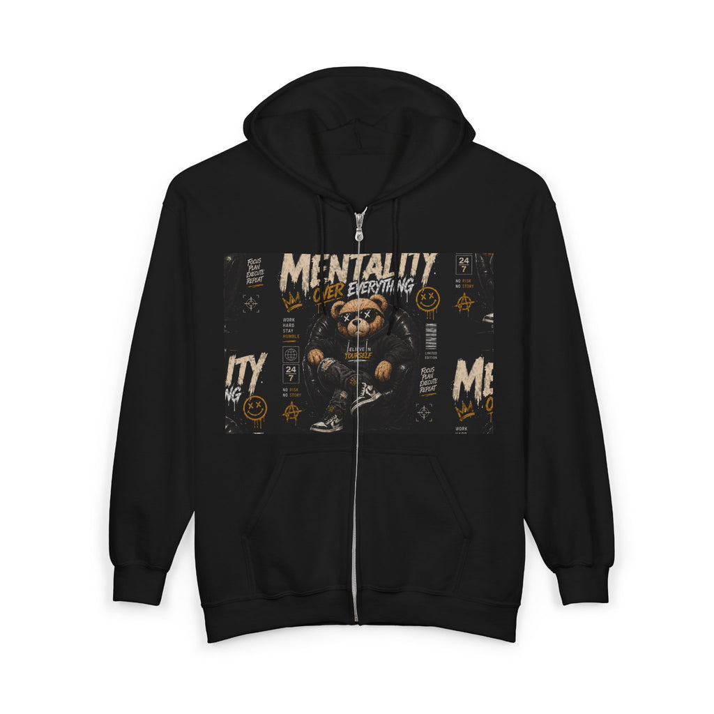 Motivational Zip Hoodie — "I Will Succeed In Life, Not Immediately But Definitely"