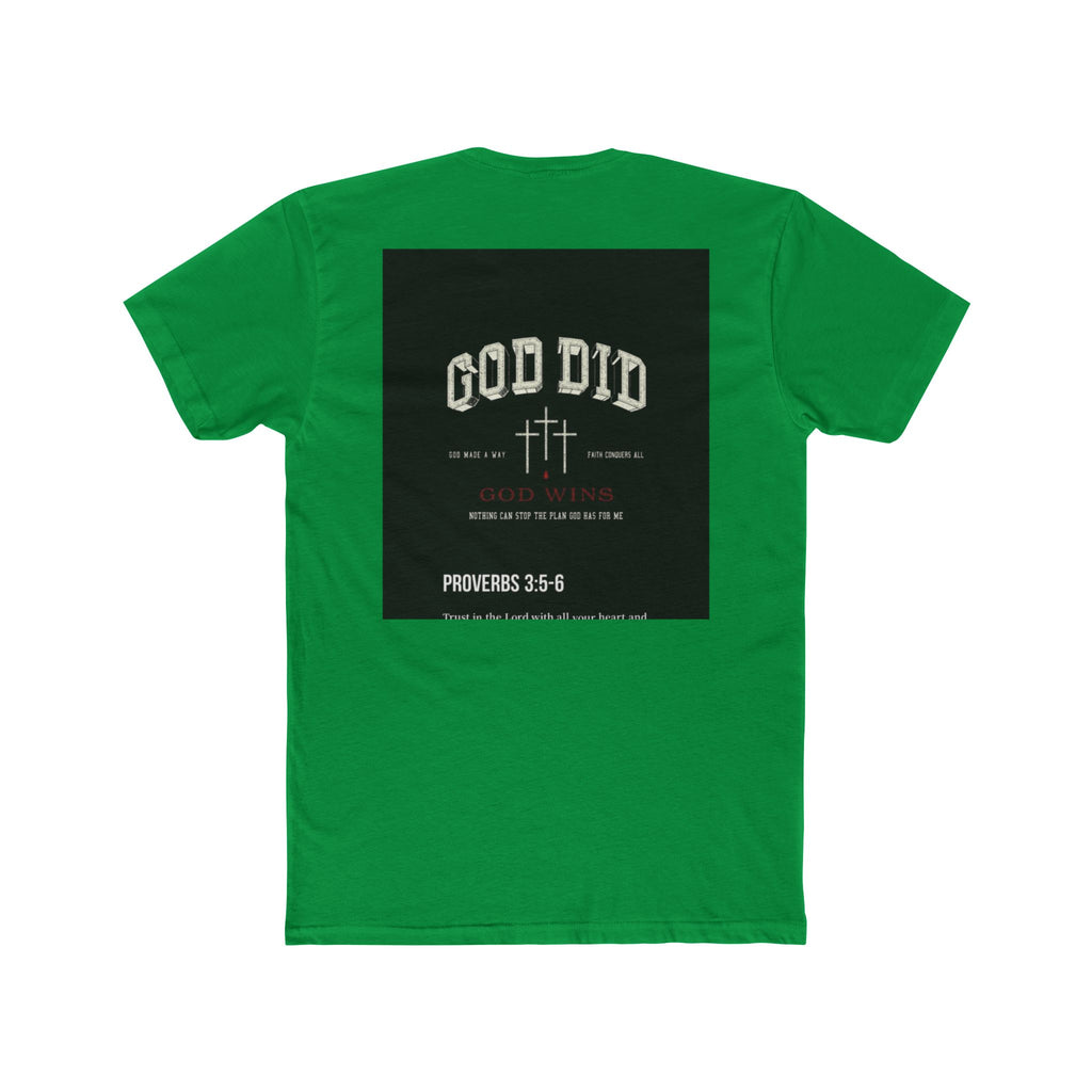 Christian Graphic Tee "God Can and God Will" — Inspirational Faith T-Shirt