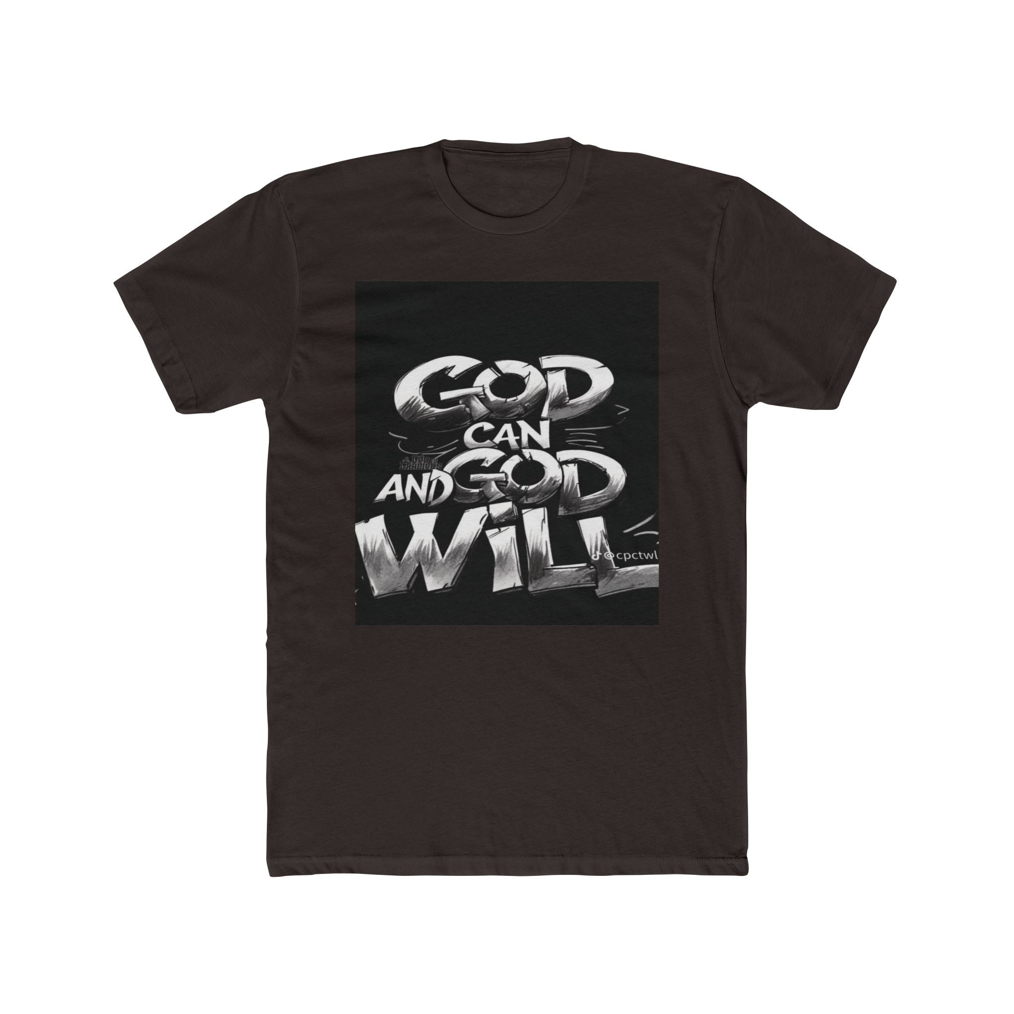 Christian Graphic Tee "God Can and God Will" — Inspirational Faith T-Shirt