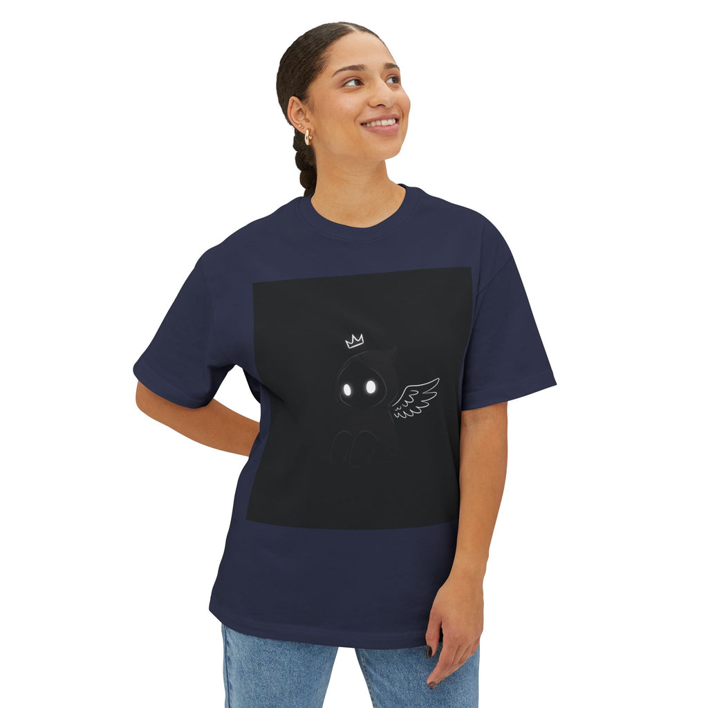 Soul 87 Boxy Tee — Angel Wing Graphic Oversized T-Shirt