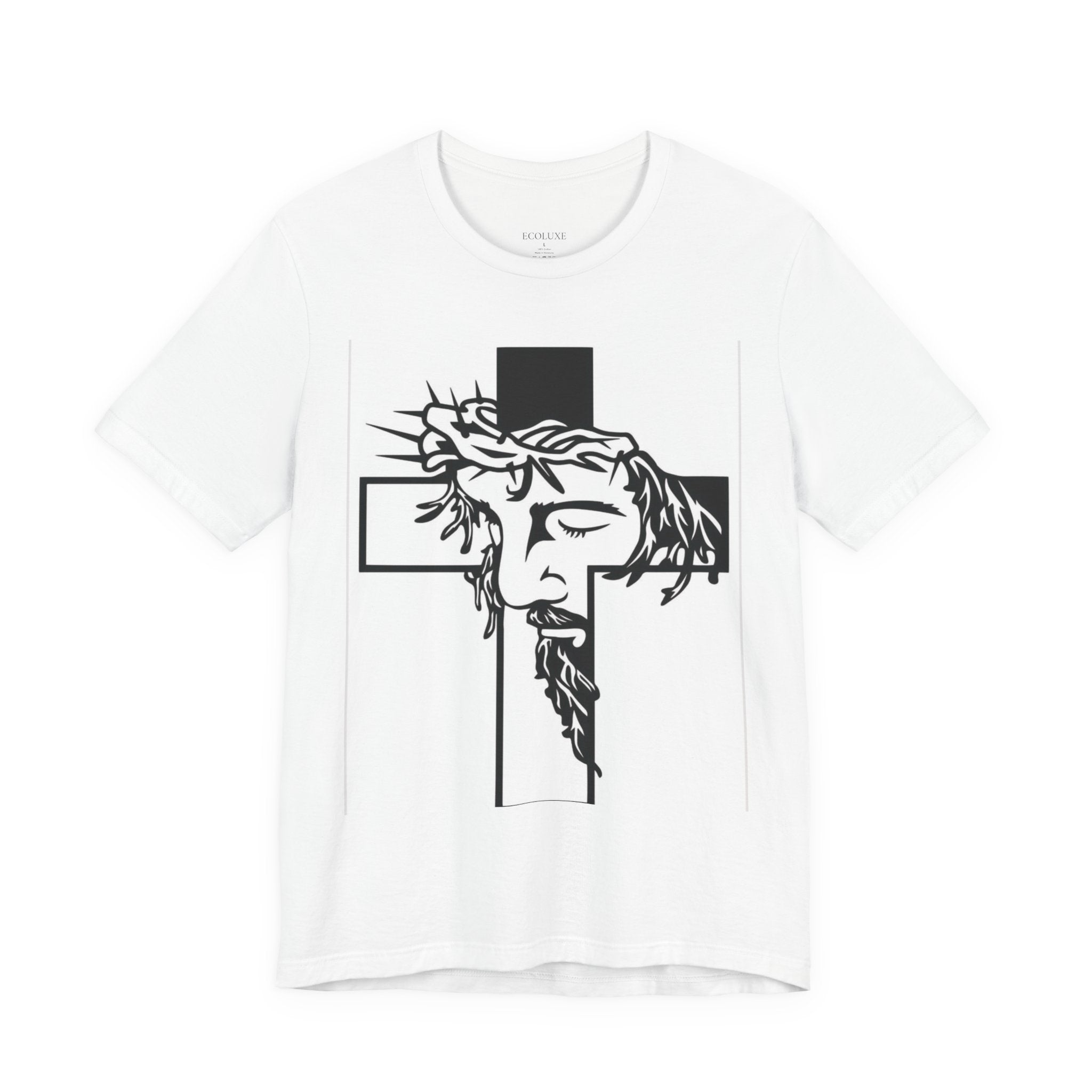 Christian Cross Tee — Jesus Crown of Thorns Graphic T-Shirt