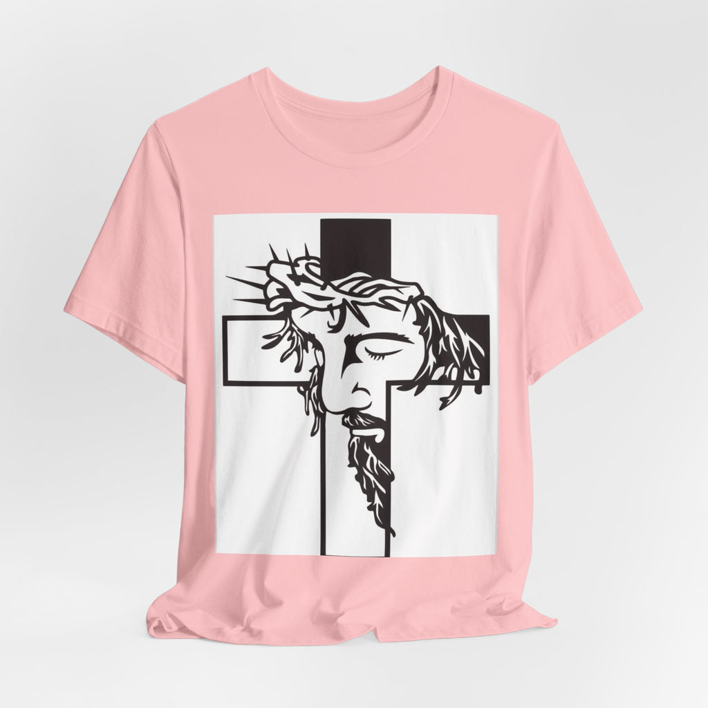 Christian Cross Tee — Jesus Crown of Thorns Graphic T-Shirt