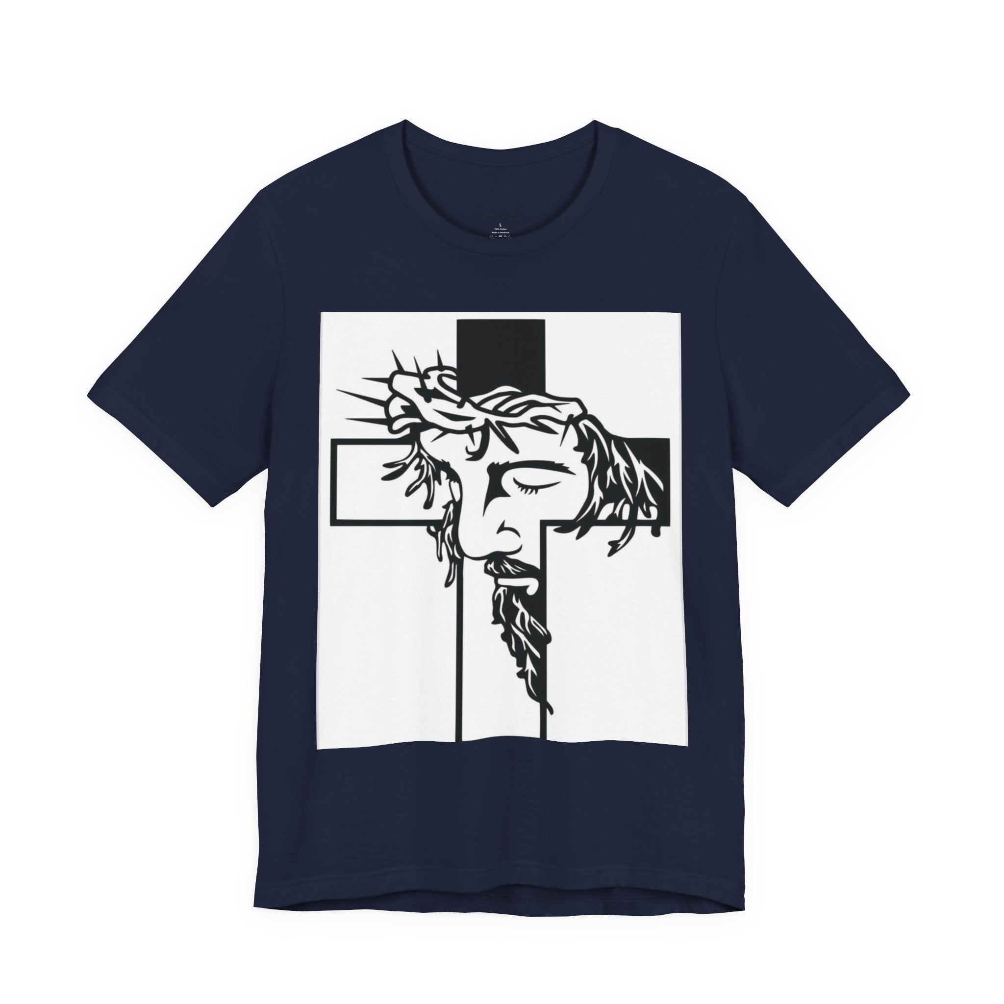 Christian Cross Tee — Jesus Crown of Thorns Graphic T-Shirt