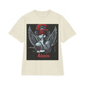 Alexis Angel Wings Graphic T-Shirt — 'Forgive Them Father' Back Print