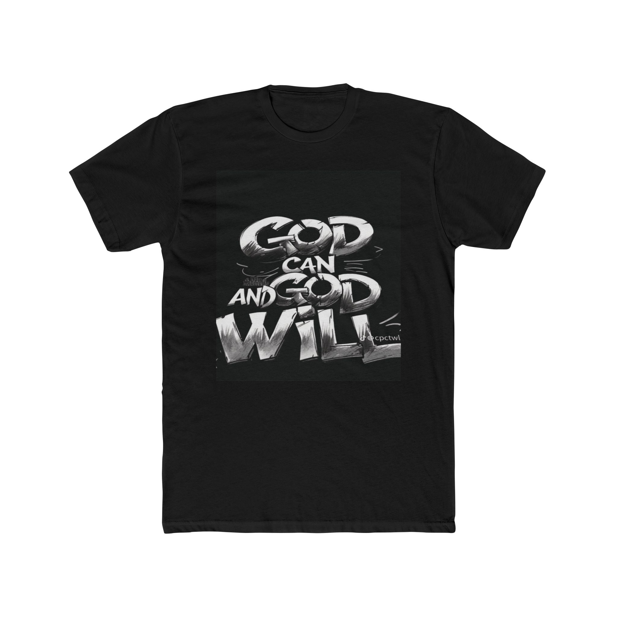 Christian Graphic Tee "God Can and God Will" — Inspirational Faith T-Shirt