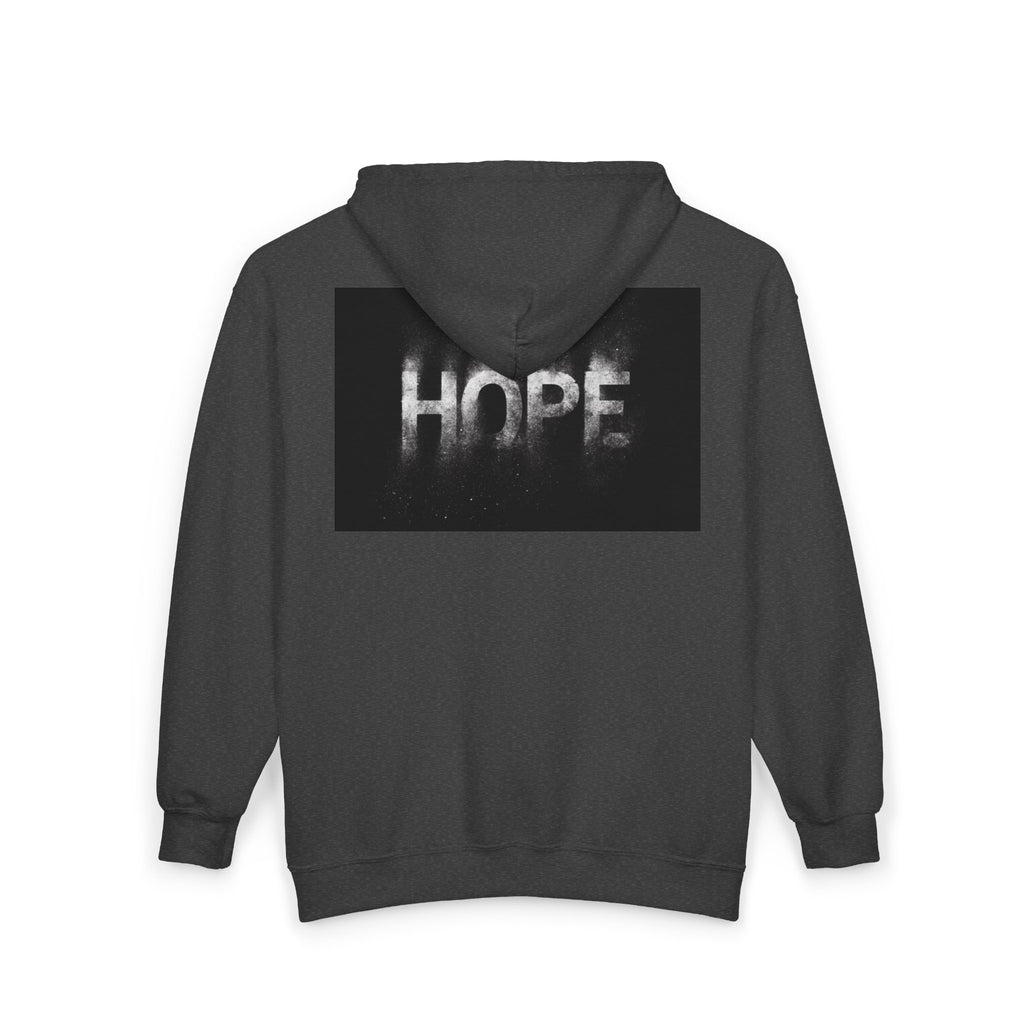 Inspirational 'Hope & Success' Zip Hoodie — "I Will Succeed in Life Not Immediately but Definitely"