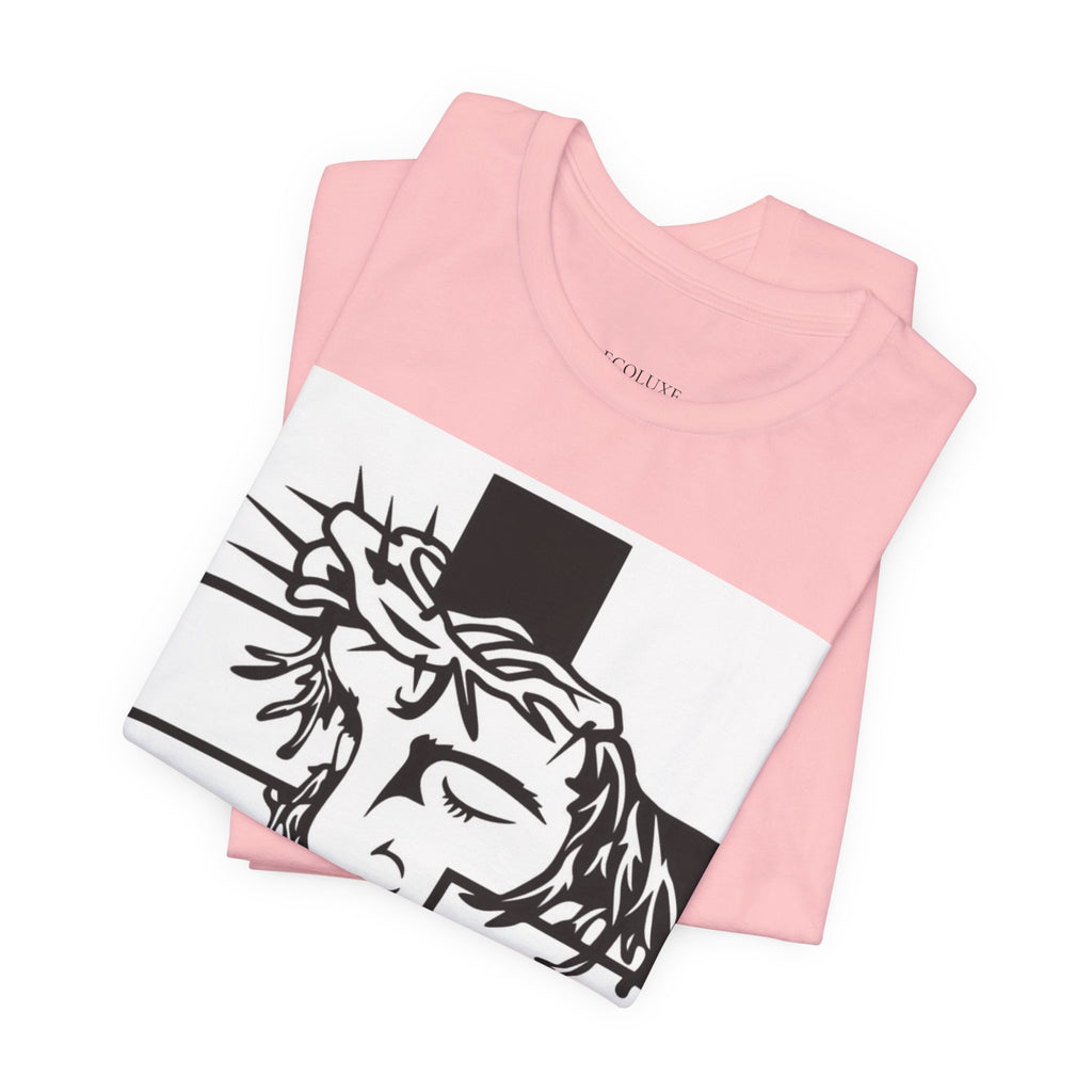 Christian Cross Tee — Jesus Crown of Thorns Graphic T-Shirt